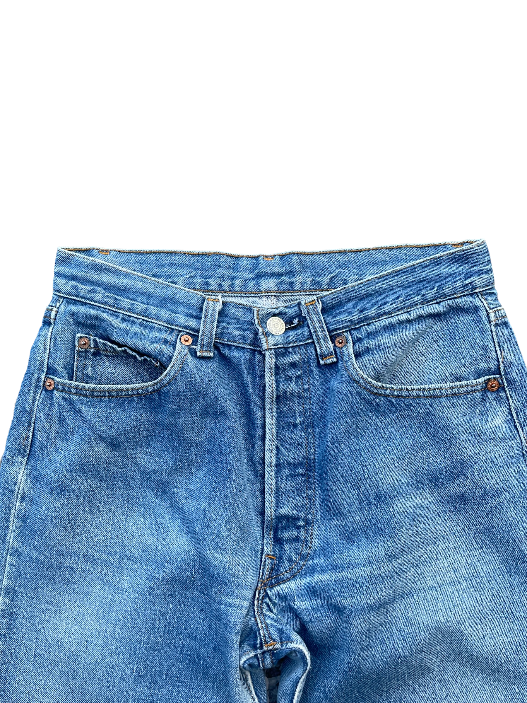Vintage 1983 Levis 501 Single R Stone Wash Denim
