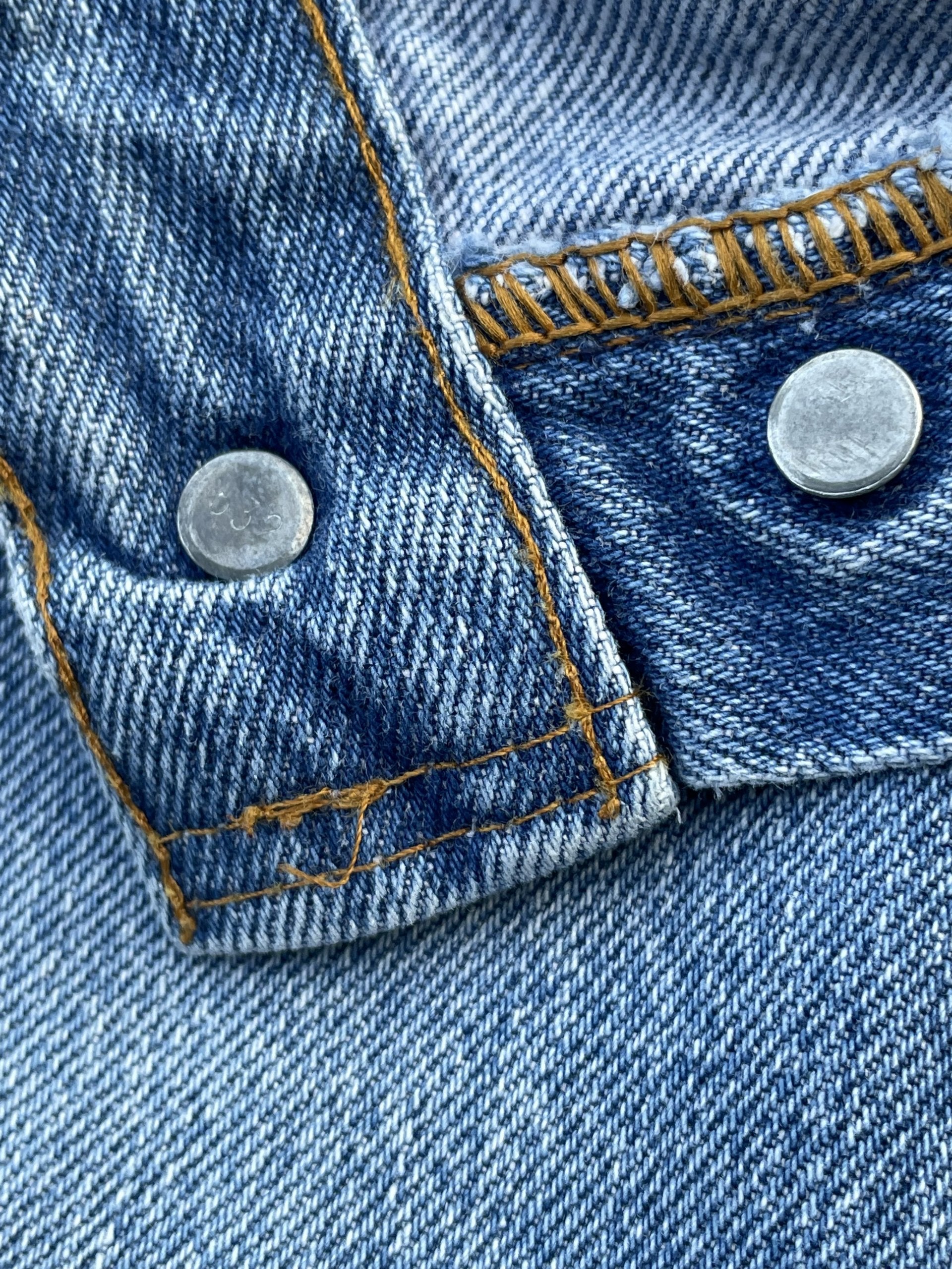 Vintage 1983 Levis 501 Single R Stone Wash Denim