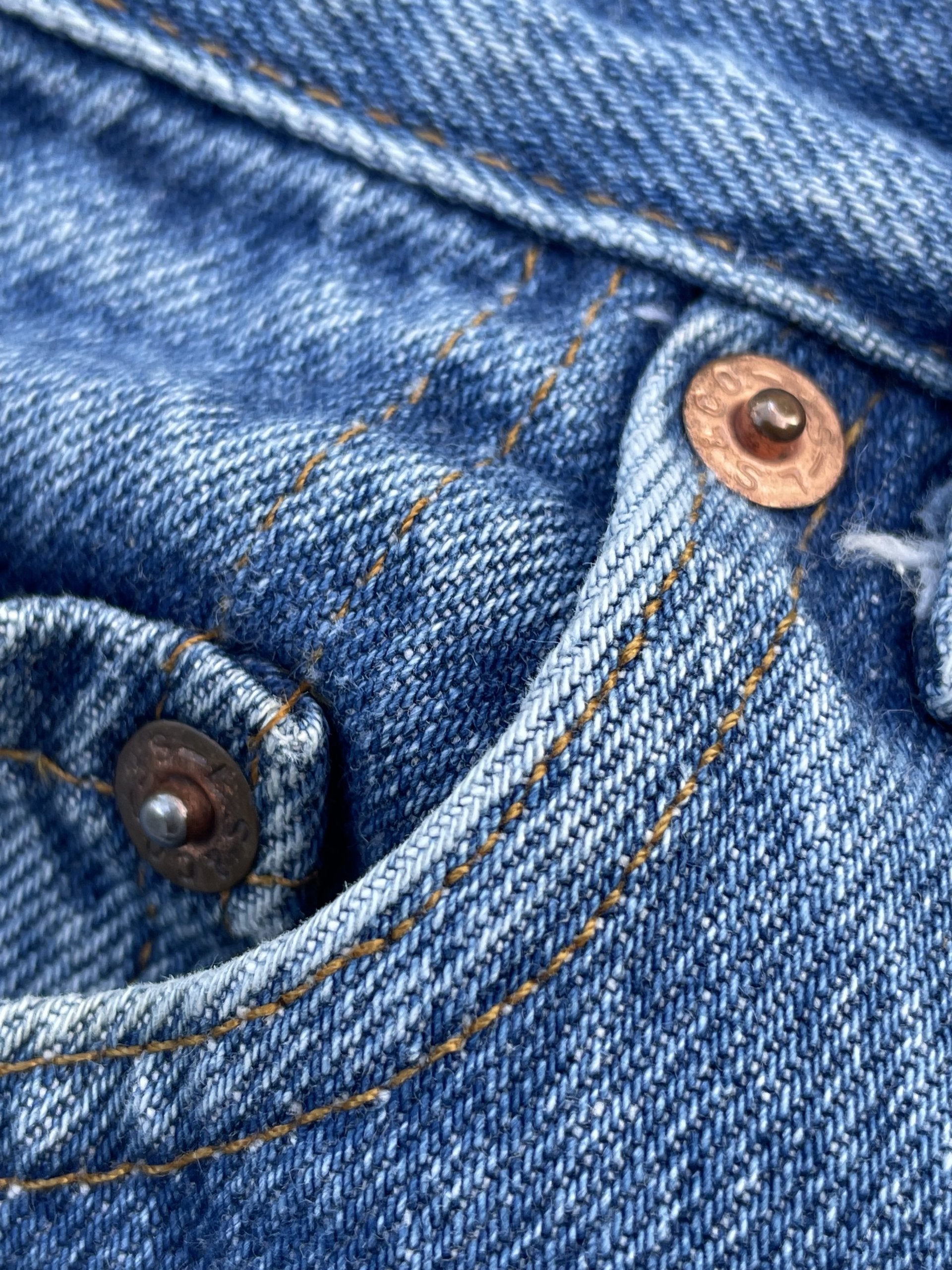 Vintage 1983 Levis 501 Single R Stone Wash Denim