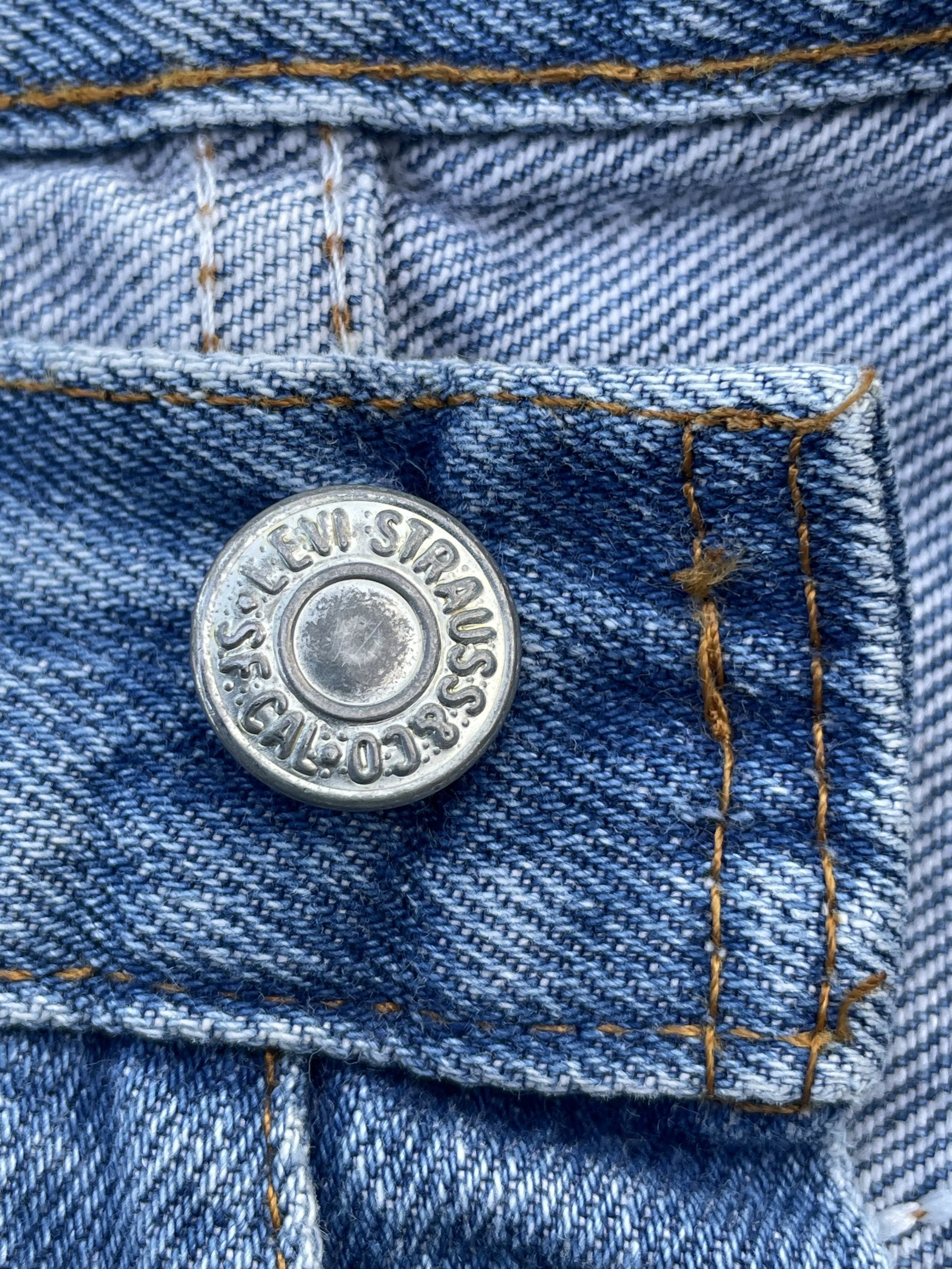 Vintage 1983 Levis 501 Single R Stone Wash Denim
