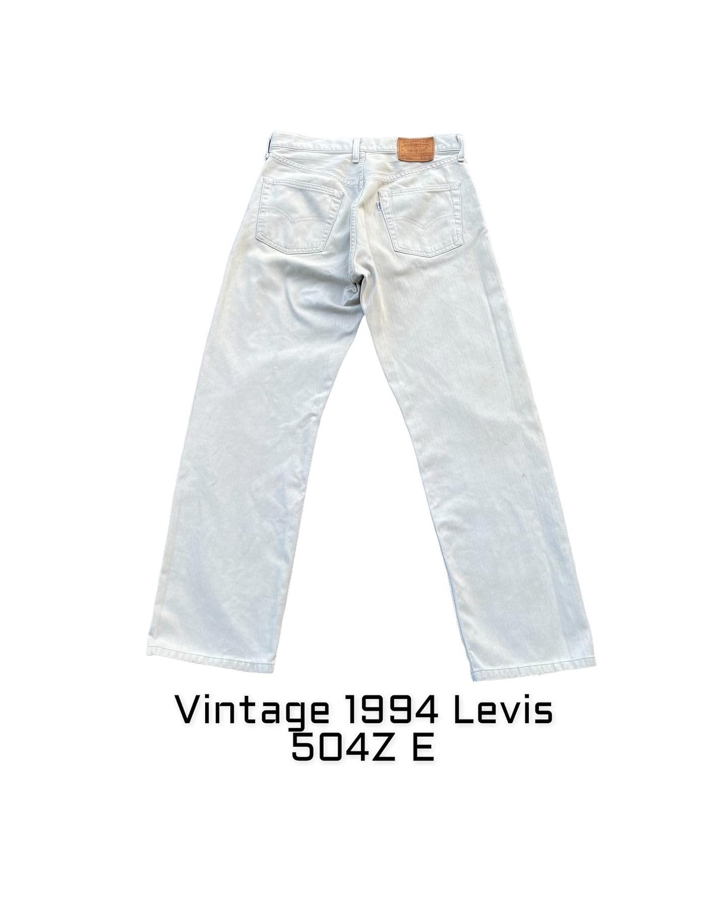 Vintage 1994 Levis 504Z E Denim