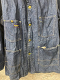 Vintage 1960s-70s Oshkosh B’Gosh Denim Chore trucker jacket union made rare 42