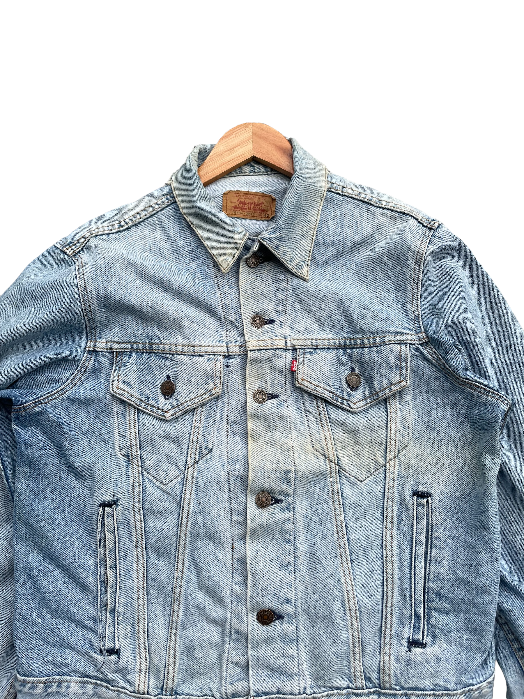 Vintage 1988 Levis 70506 e Distresed Jacket