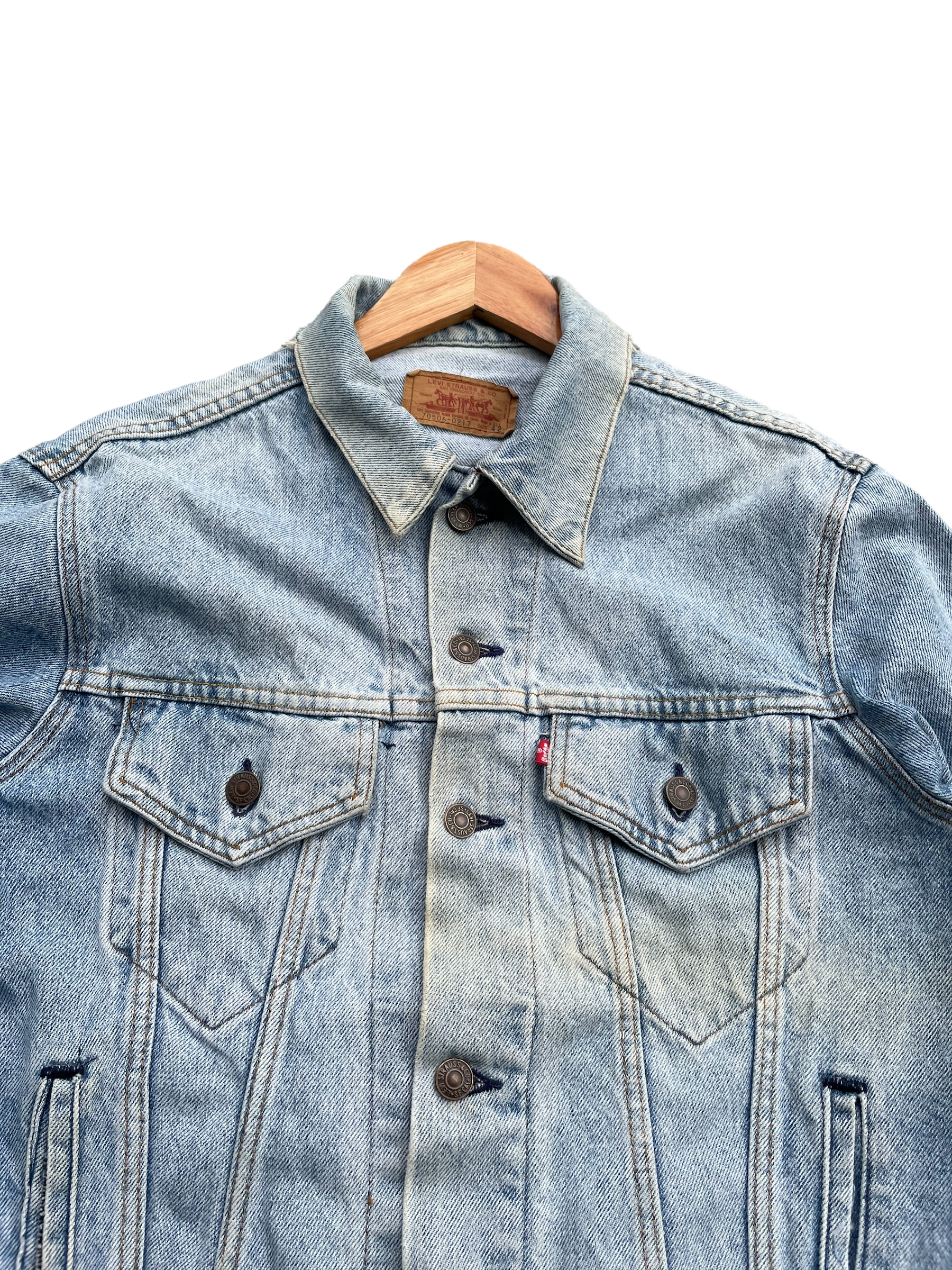 Vintage 1988 Levis 70506 e Distresed Jacket