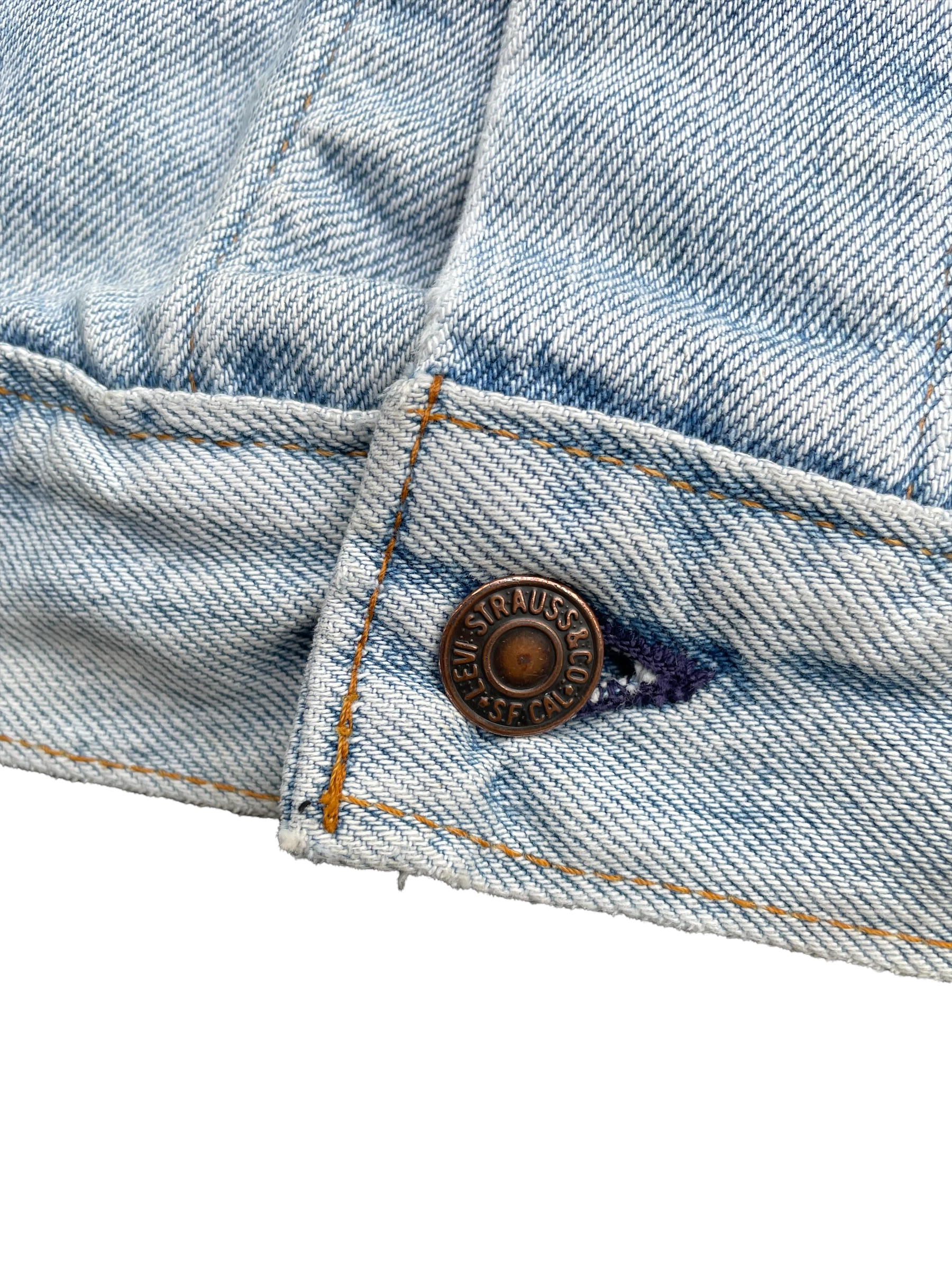 Vintage 1988 Levis 70506 e Distresed Jacket