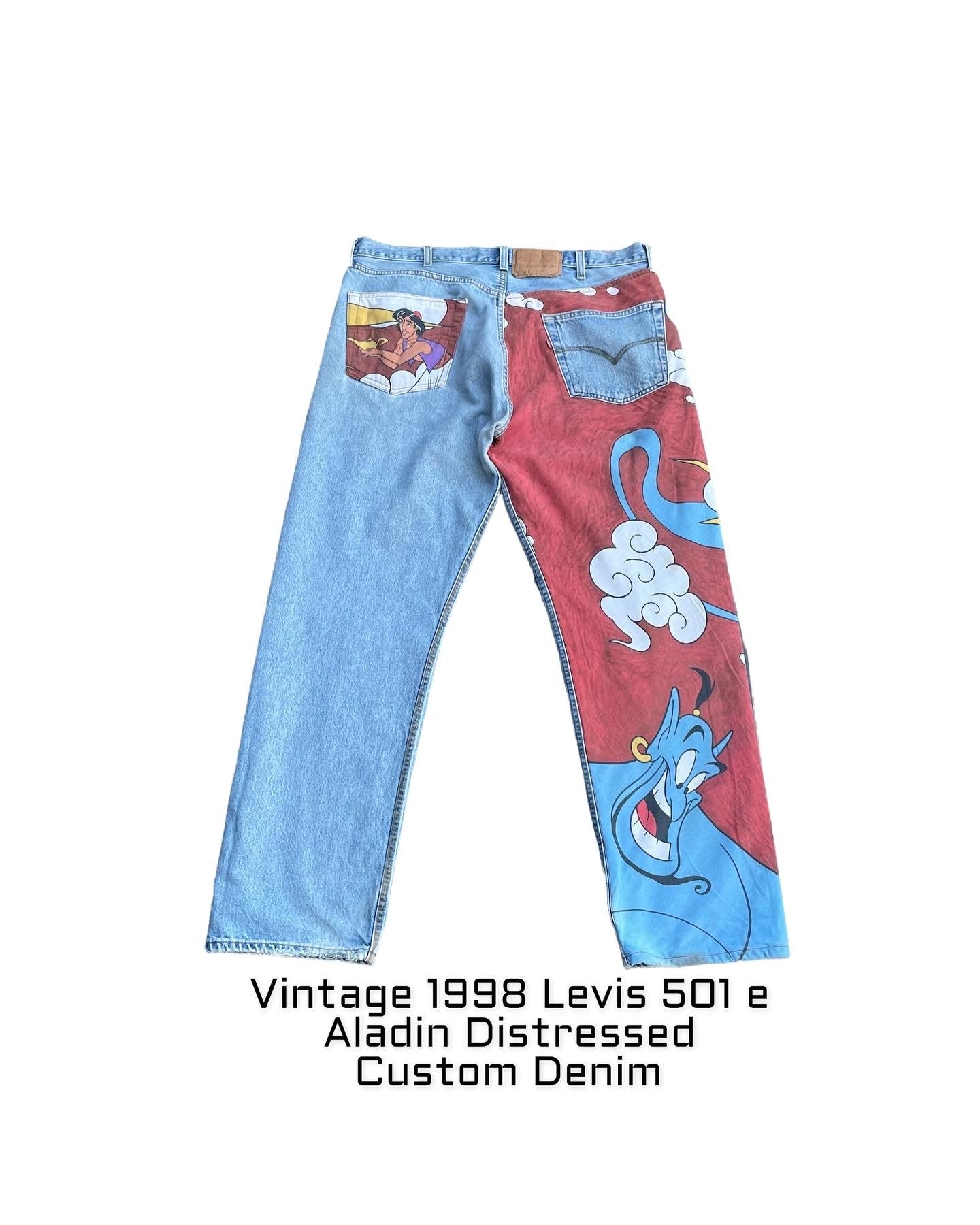 Vintage 1998 Levis 501 e Aladin