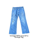 Vintage 1978 Levis 517 e Orange Tag