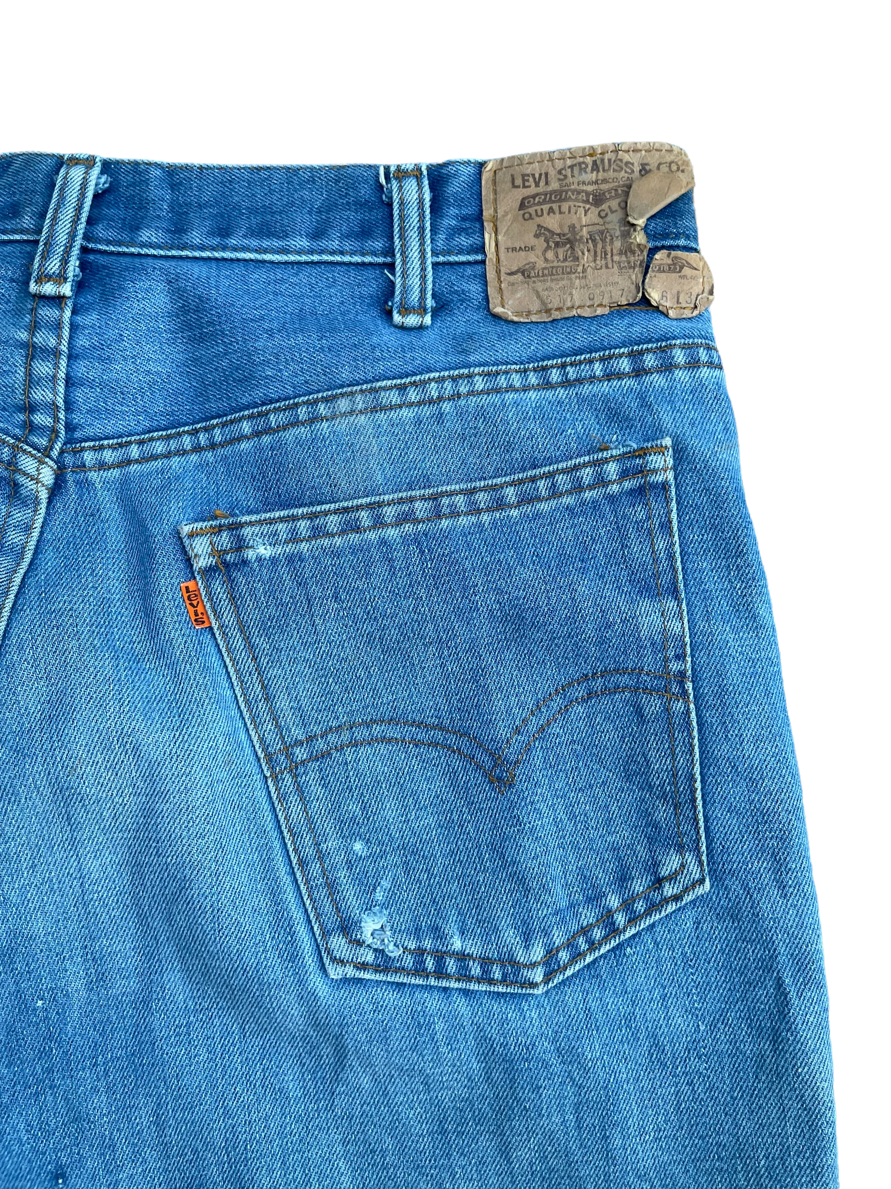 Vintage 1978 Levis 517 e Orange Tag