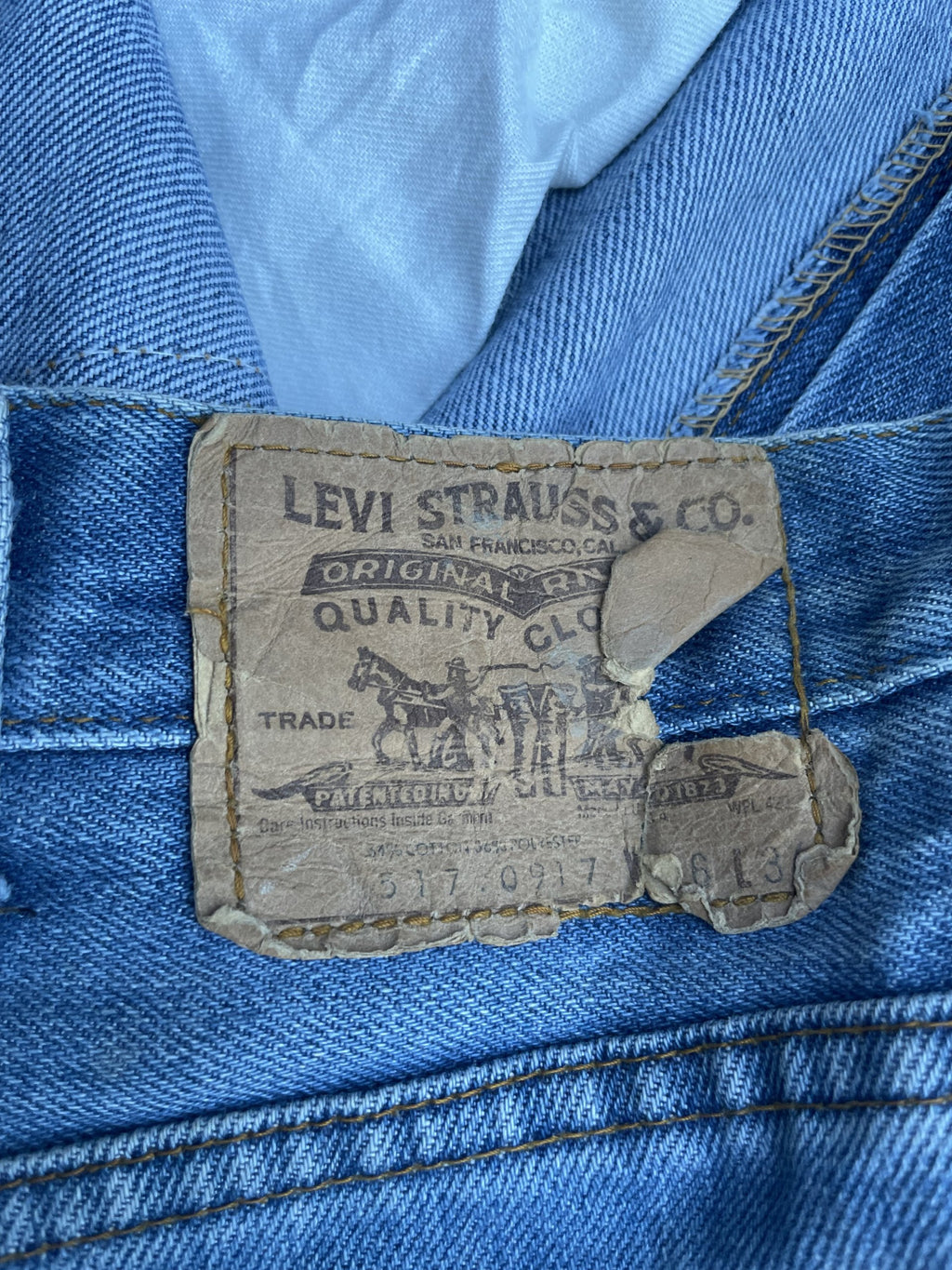 Vintage 1978 Levis 517 e Orange Tag