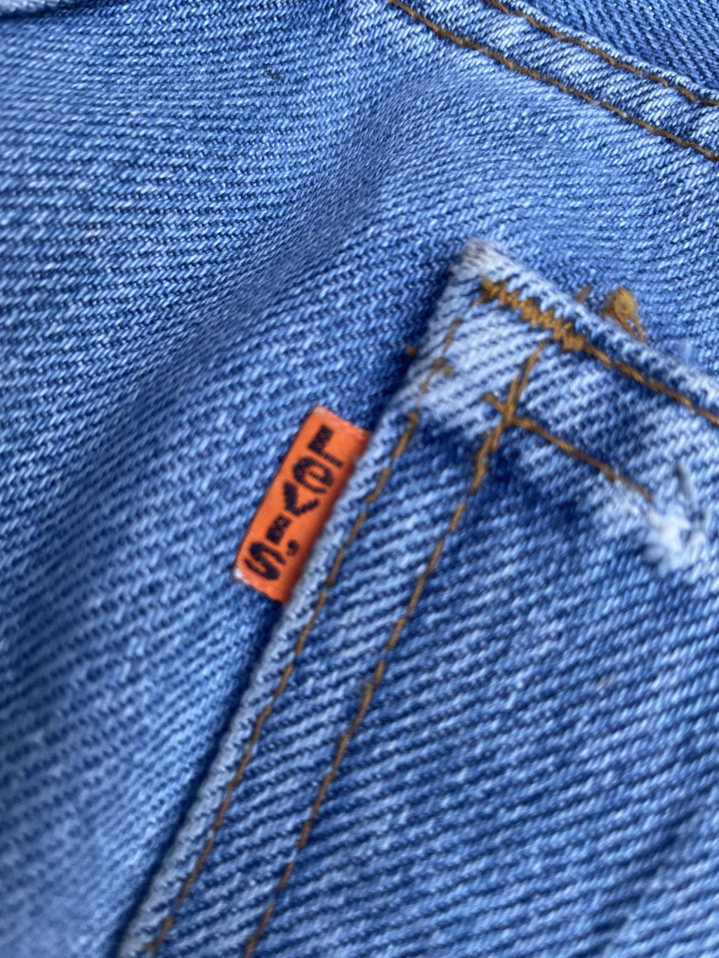 Vintage 1978 Levis 517 e Orange Tag