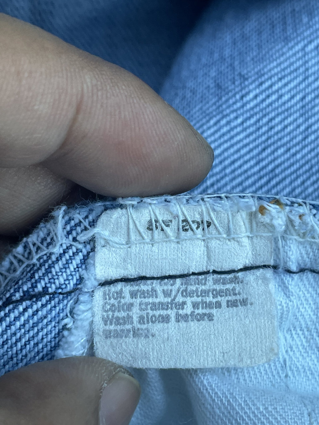Vintage 1978 Levis 517 e Orange Tag