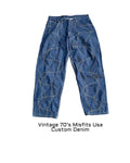 Vintage 70’s Misfits Usa Custom Denim