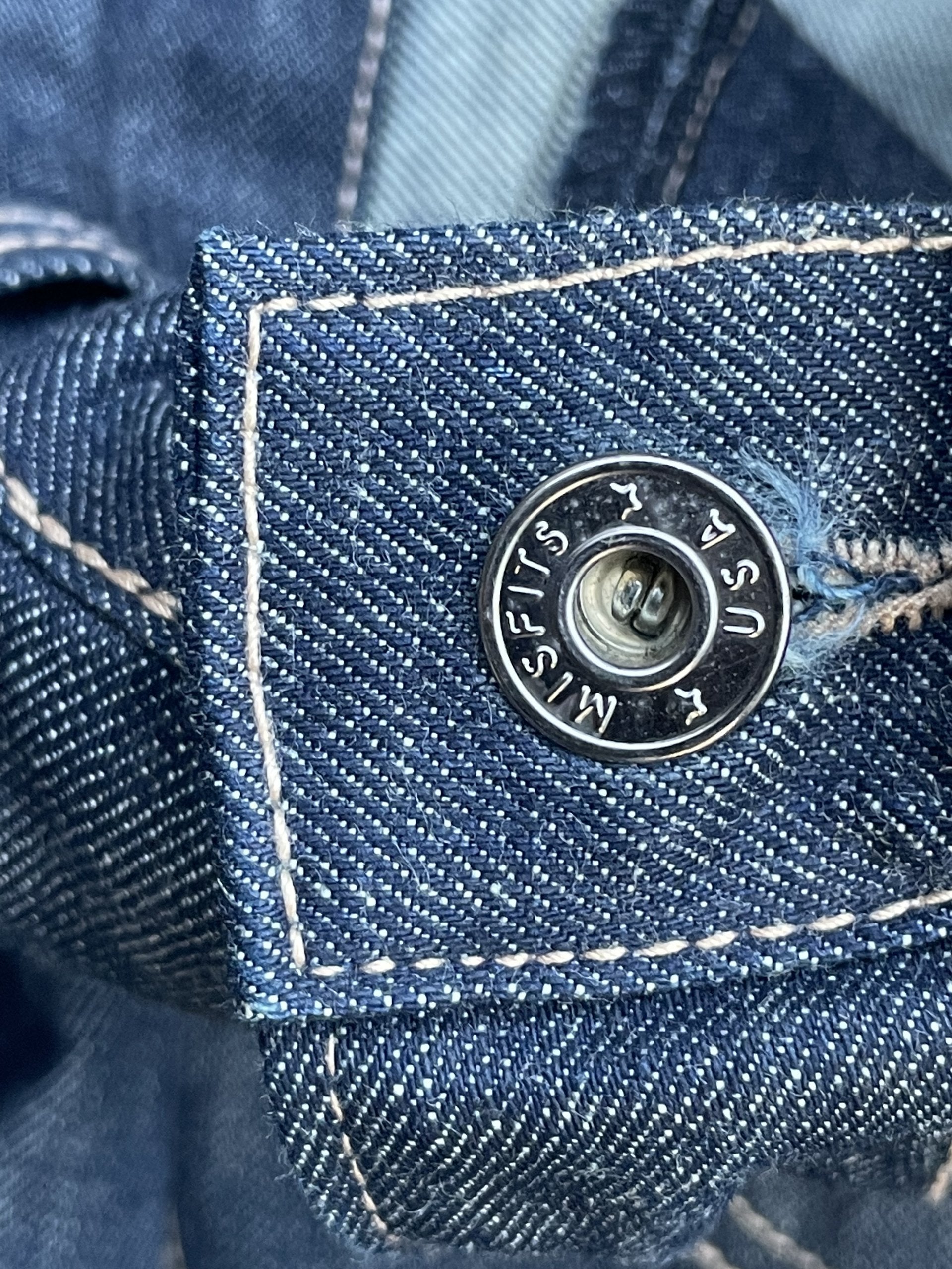 Vintage 70’s Misfits Usa Custom Denim