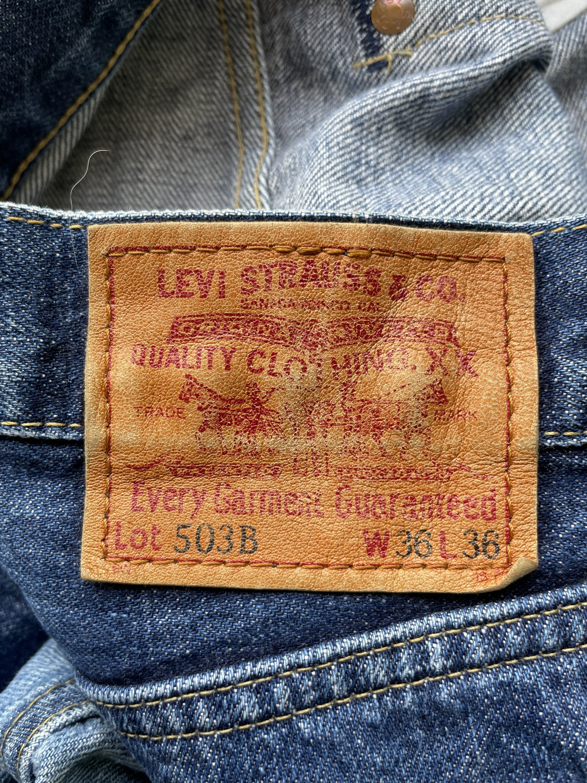 Vintage 1997 Levis 503B XX E