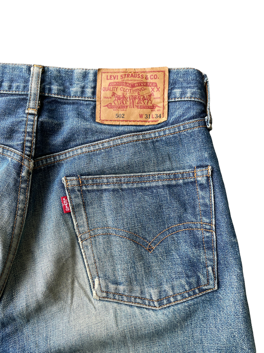 Vintage 1995 Levis 502XX E