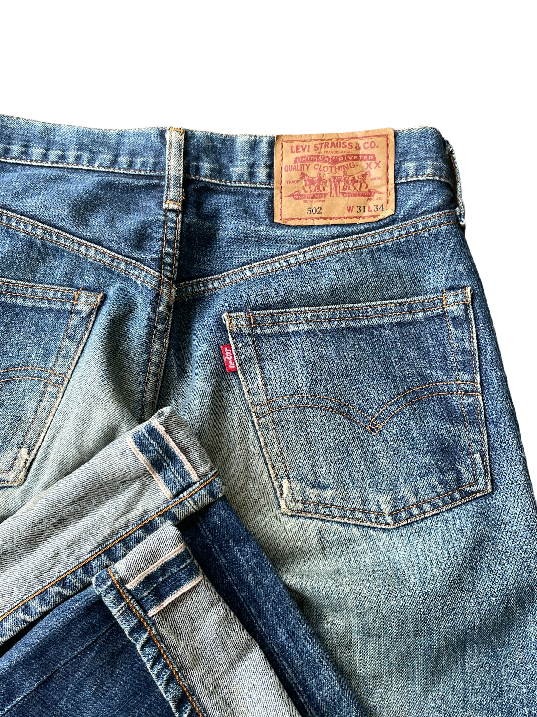 Vintage 1995 Levis 502XX E