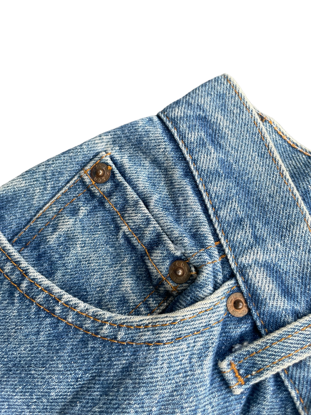 Vintage 1985 Levis 210 e Stone Wash Denim