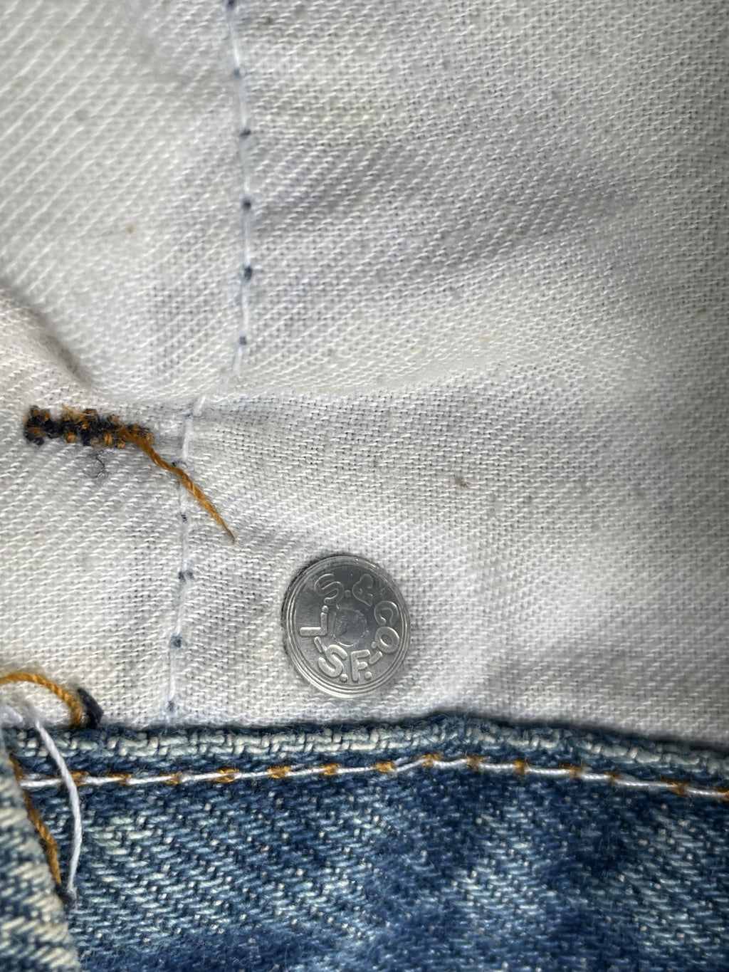 Vintage 1985 Levis 210 e Stone Wash Denim