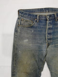 W35 Vintage 70s 80s Levis 501 Redline #6 Selvedge Jeans