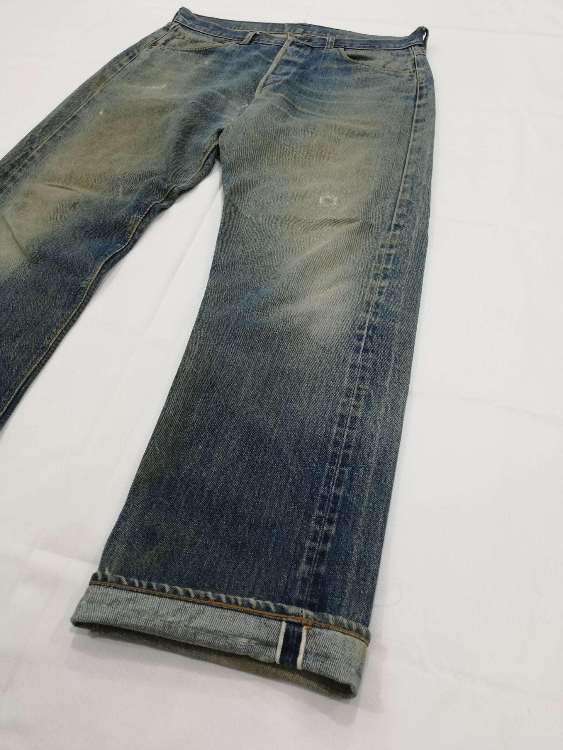 W35 Vintage 70s 80s Levis 501 Redline #6 Selvedge Jeans