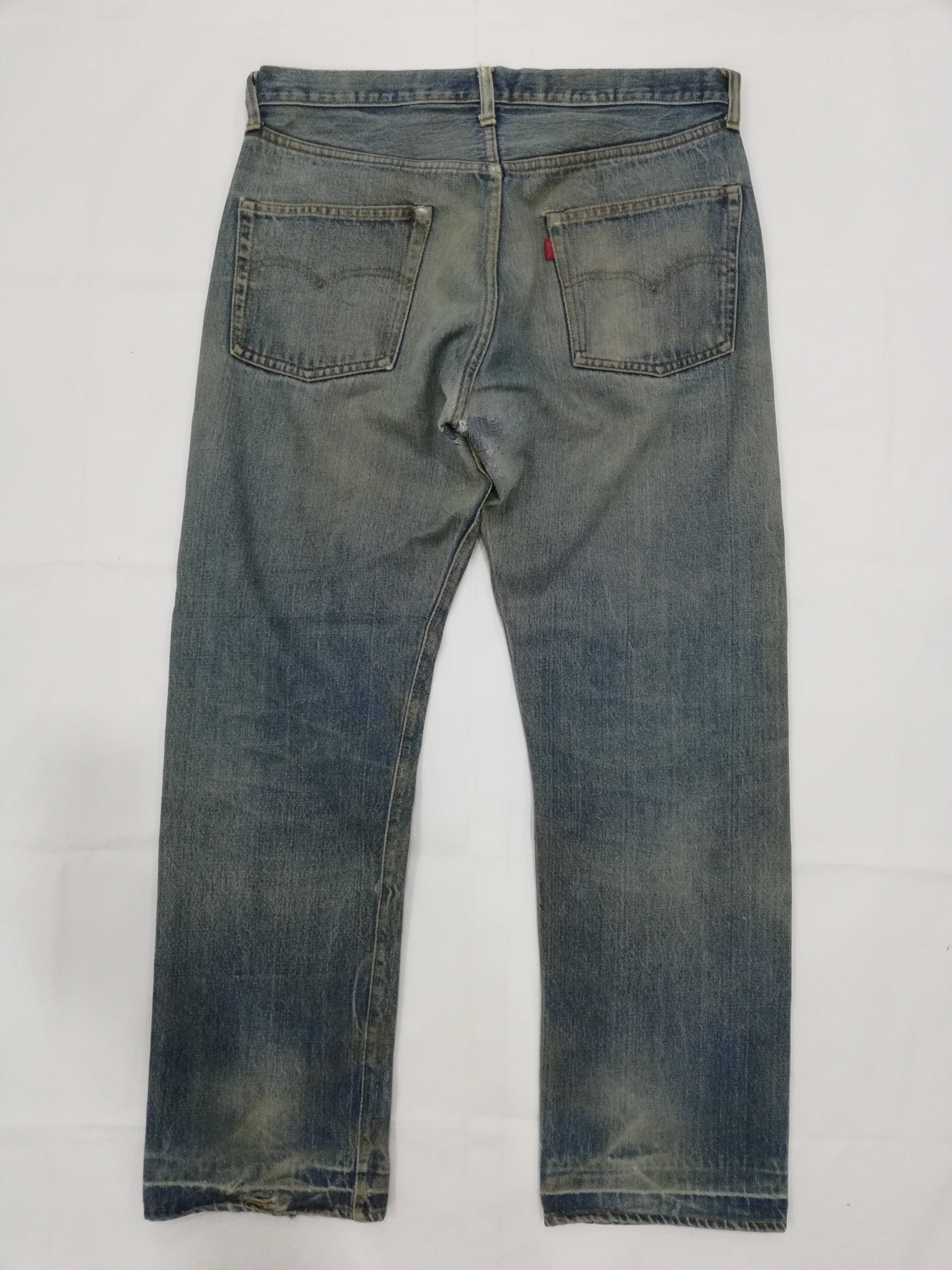 W35 Vintage 70s 80s Levis 501 Redline #6 Selvedge Jeans