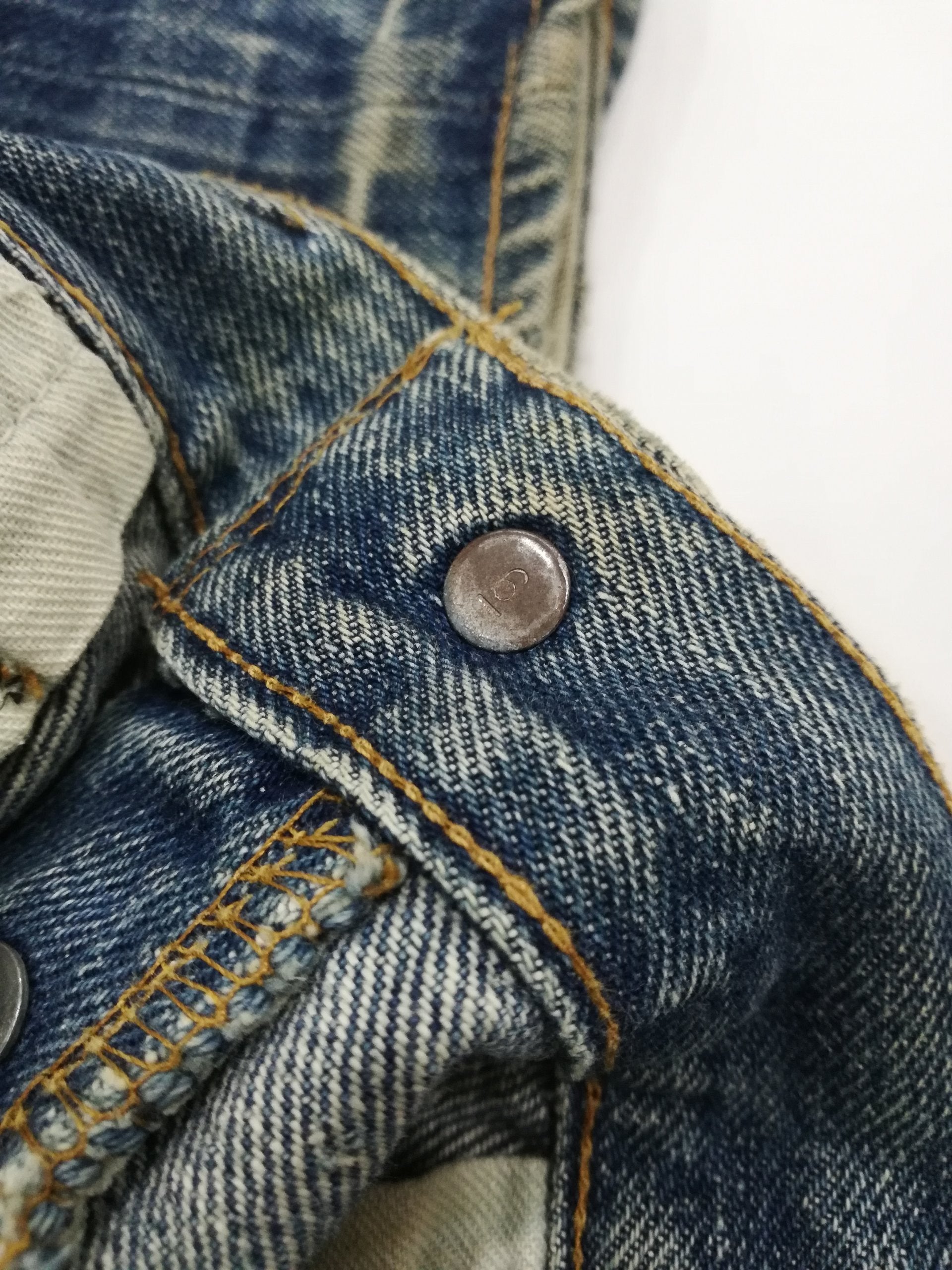 W35 Vintage 70s 80s Levis 501 Redline #6 Selvedge Jeans