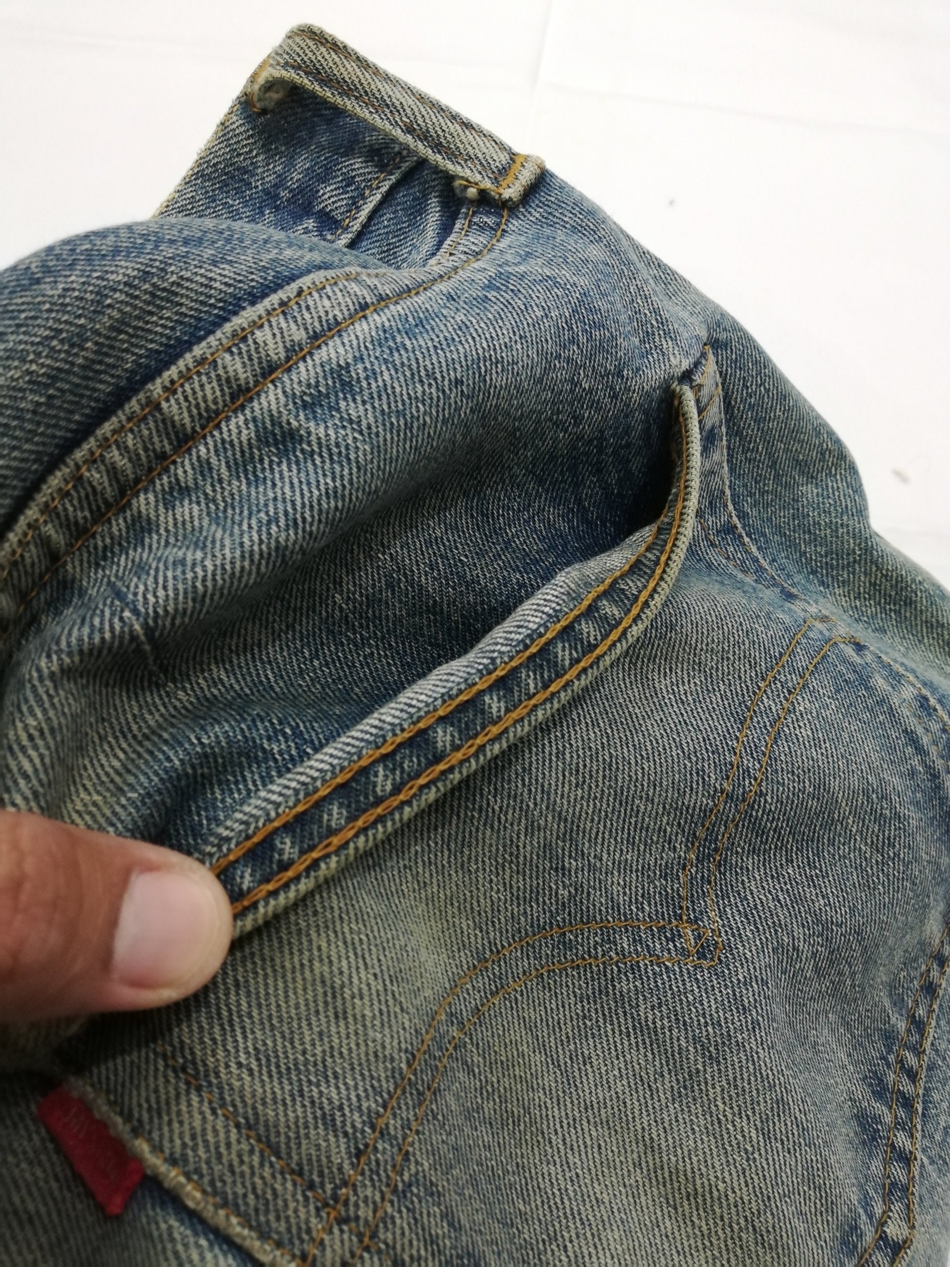 W35 Vintage 70s 80s Levis 501 Redline #6 Selvedge Jeans