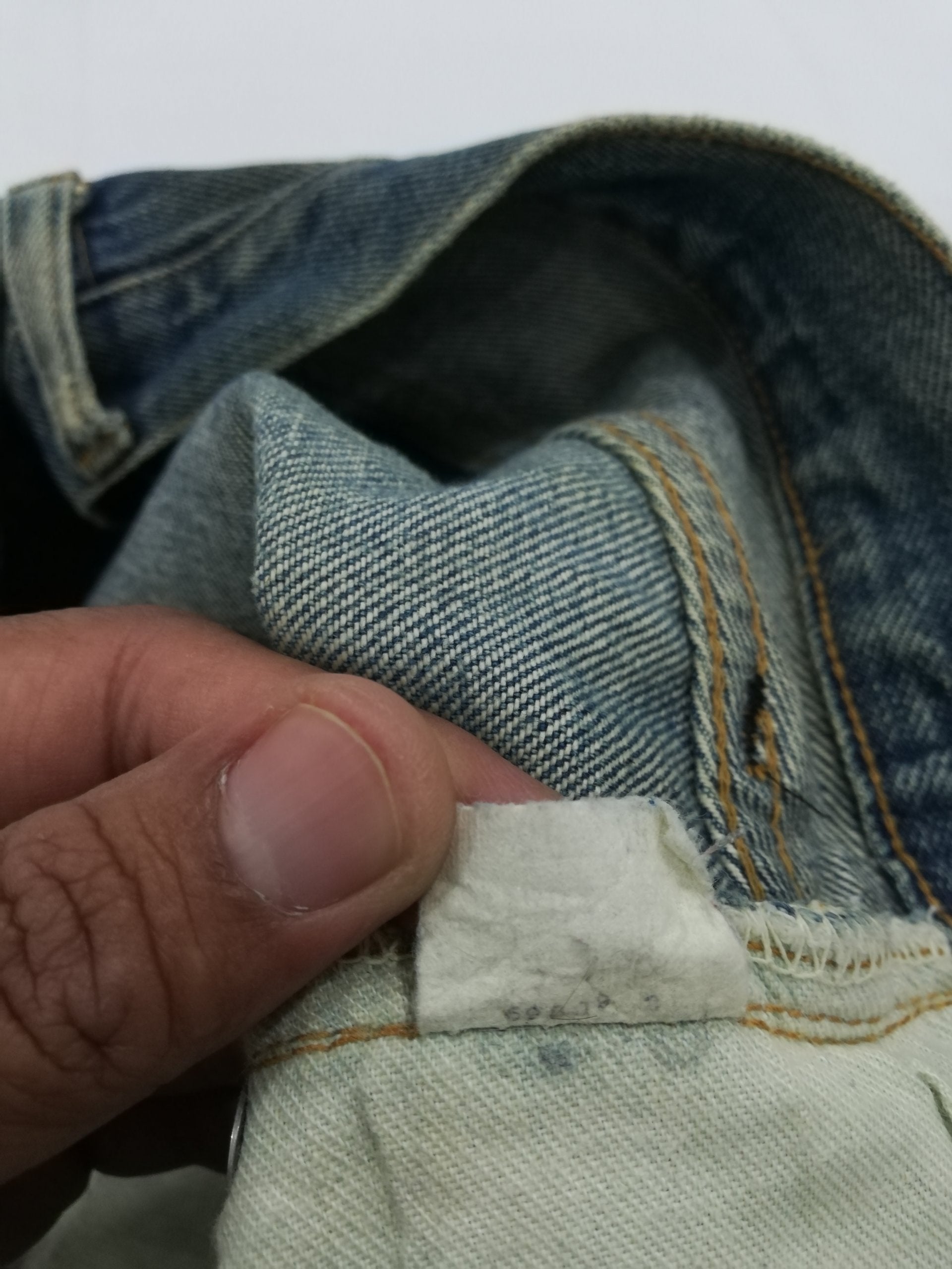 W35 Vintage 70s 80s Levis 501 Redline #6 Selvedge Jeans
