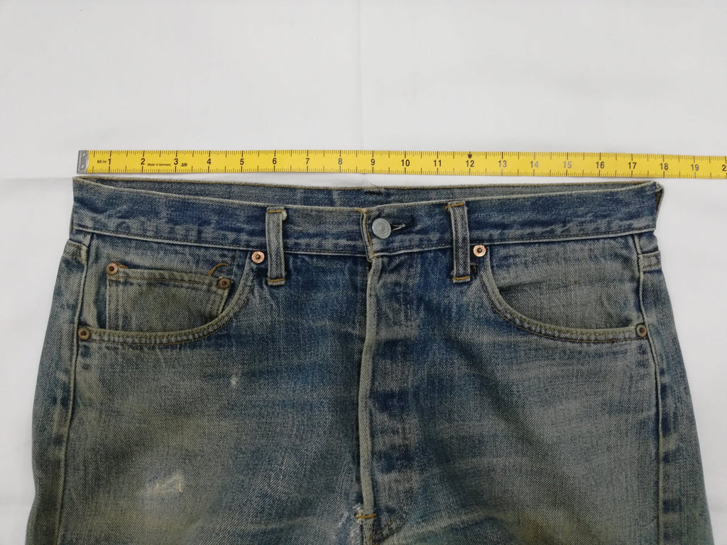 W35 Vintage 70s 80s Levis 501 Redline #6 Selvedge Jeans