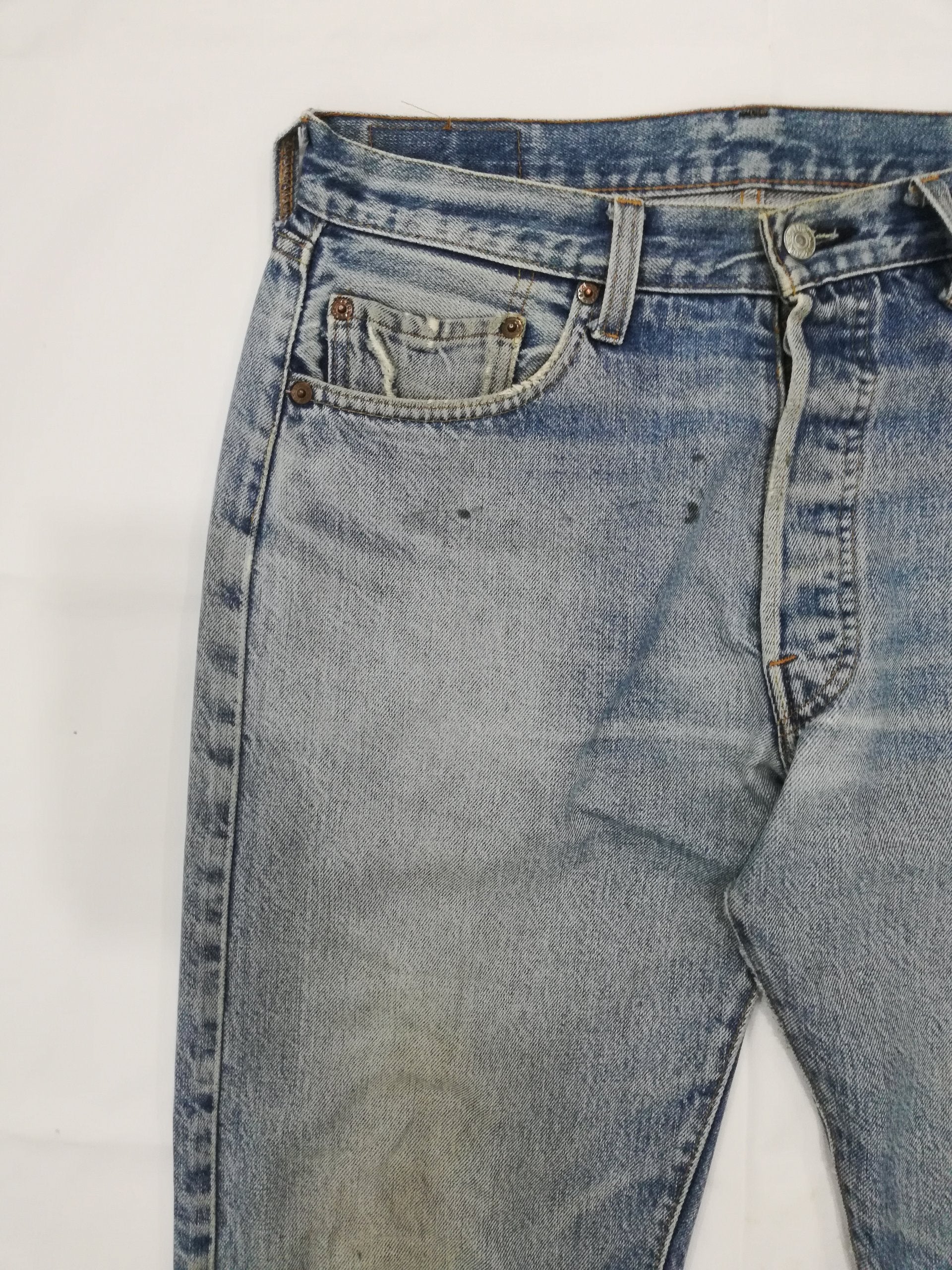 W33 Vintage 80s Levis 501 Redline #524 Selvedge Jeans