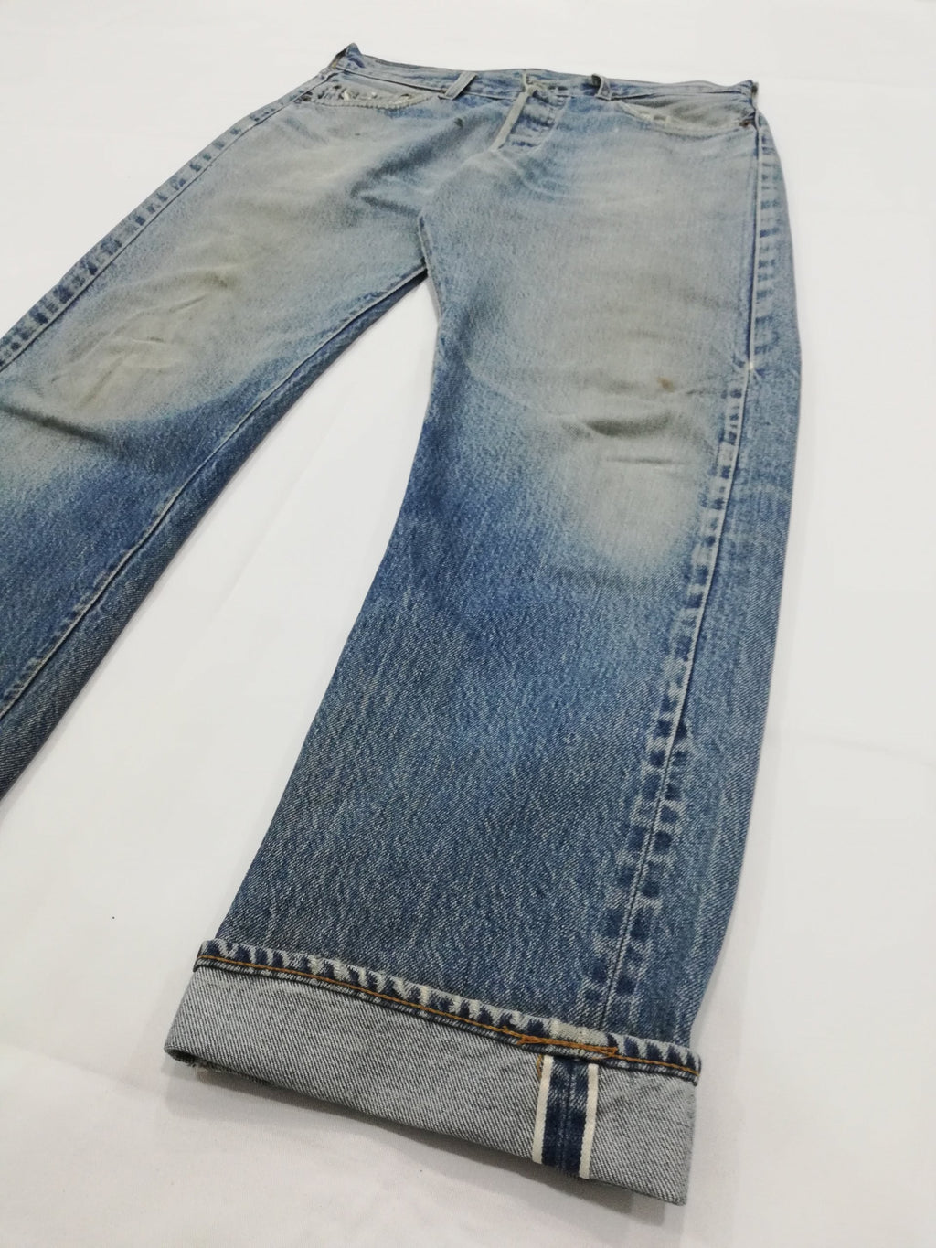 W33 Vintage 80s Levis 501 Redline #524 Selvedge Jeans