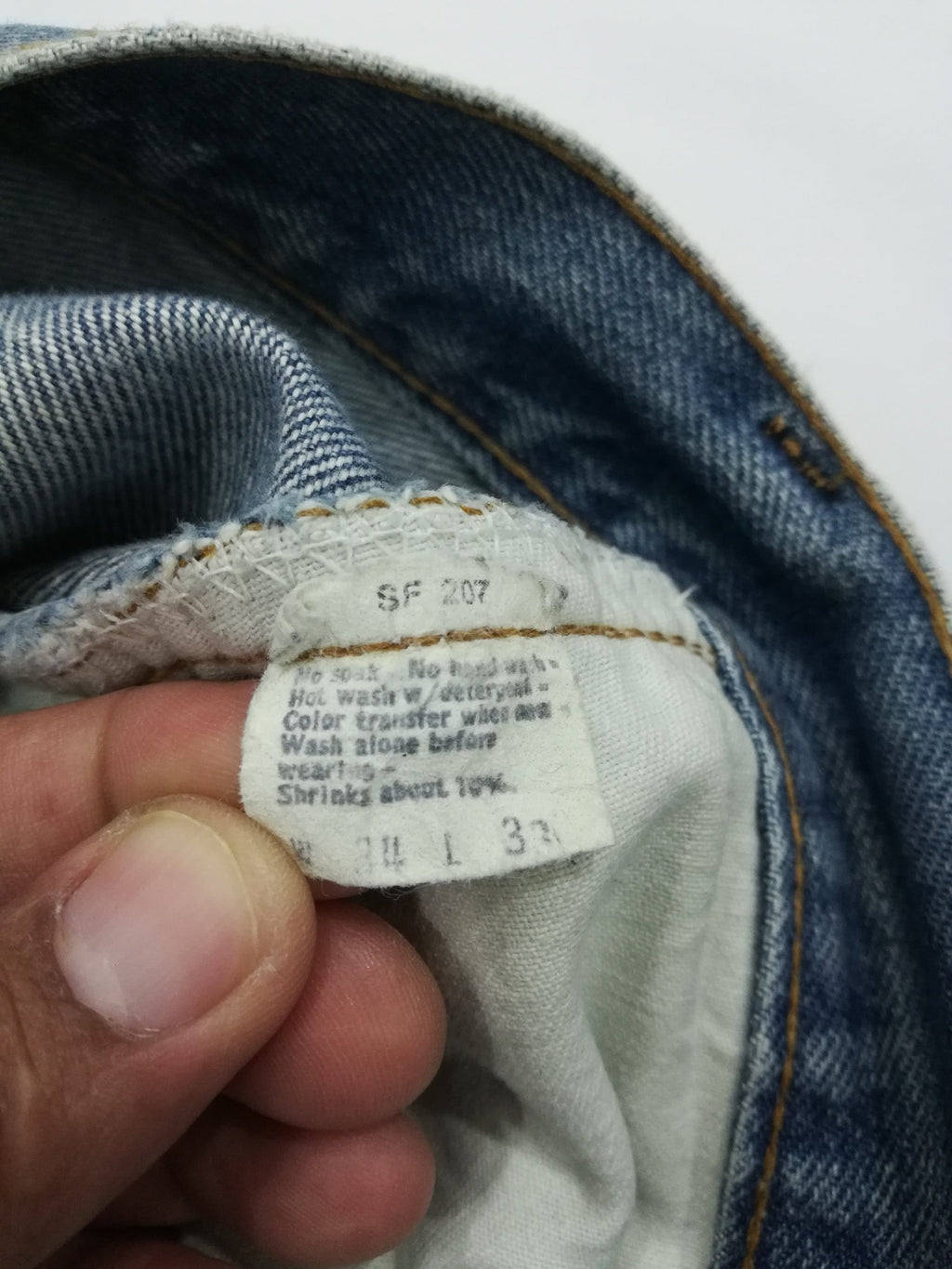 W33 Vintage 80s Levis 501 Redline #524 Selvedge Jeans