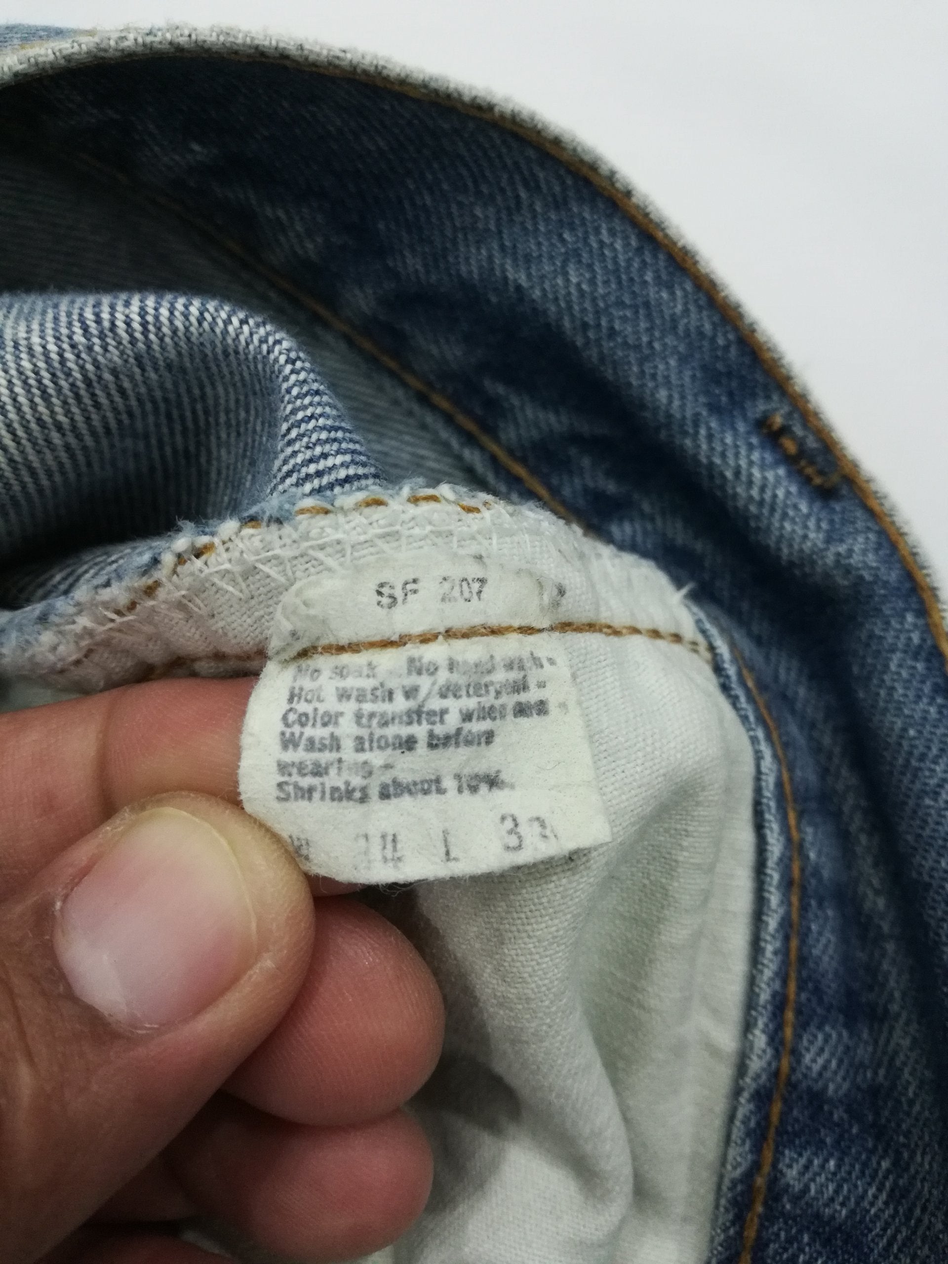 W33 Vintage 80s Levis 501 Redline #524 Selvedge Jeans