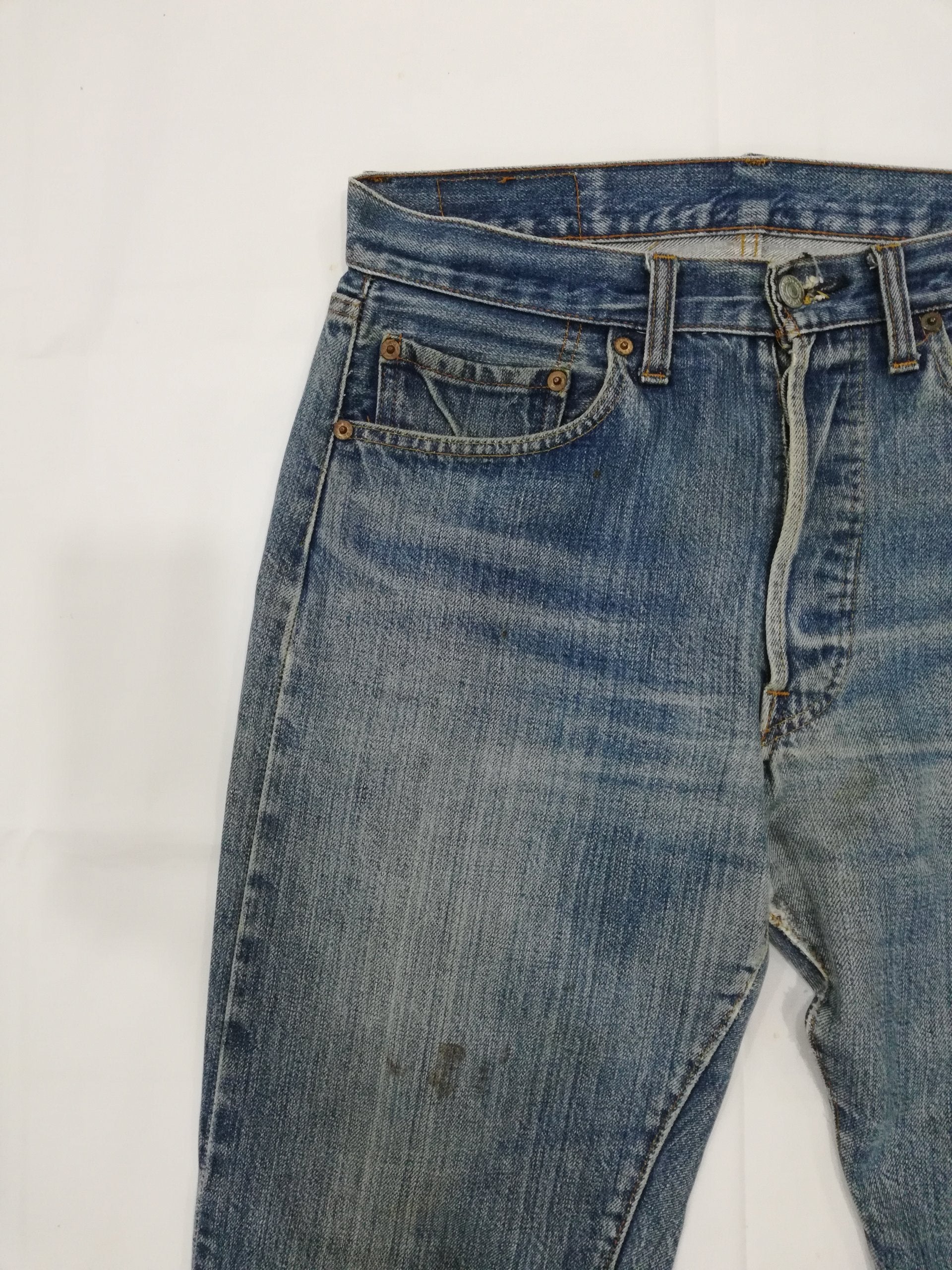 W31 Vintage 80s Levis 501 Redline #6 Selvedge Jeans