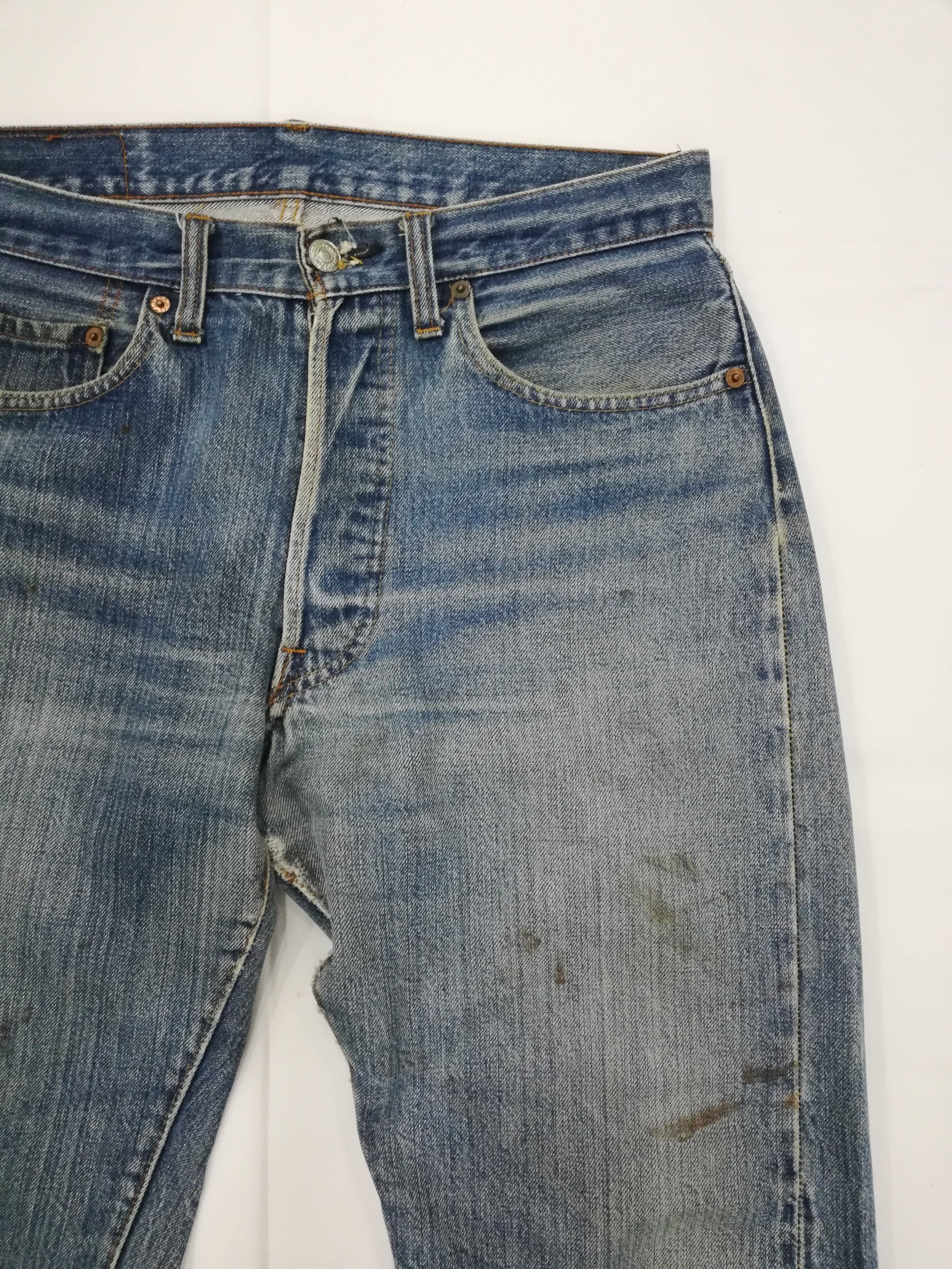 W31 Vintage 80s Levis 501 Redline #6 Selvedge Jeans