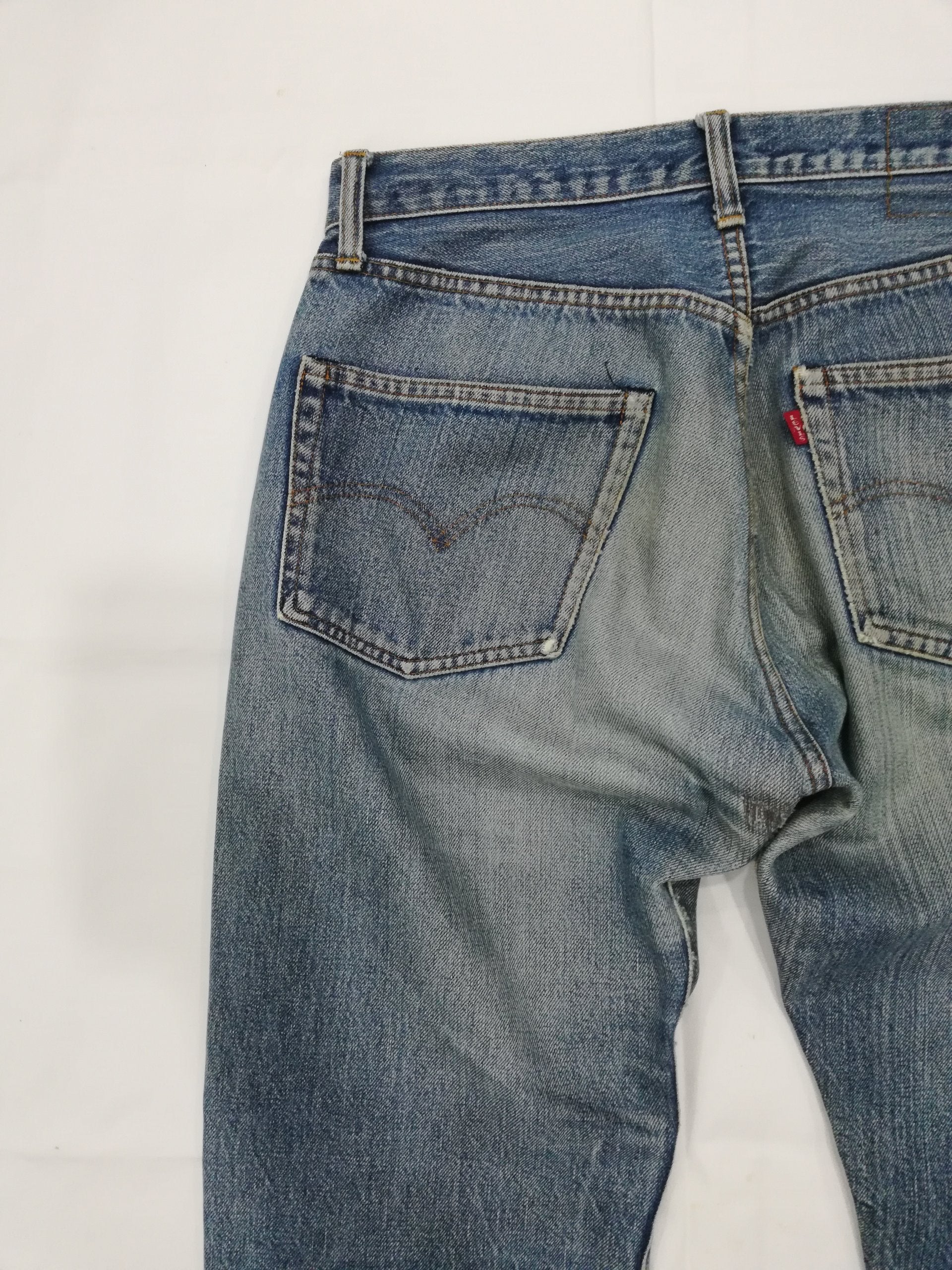 W31 Vintage 80s Levis 501 Redline #6 Selvedge Jeans