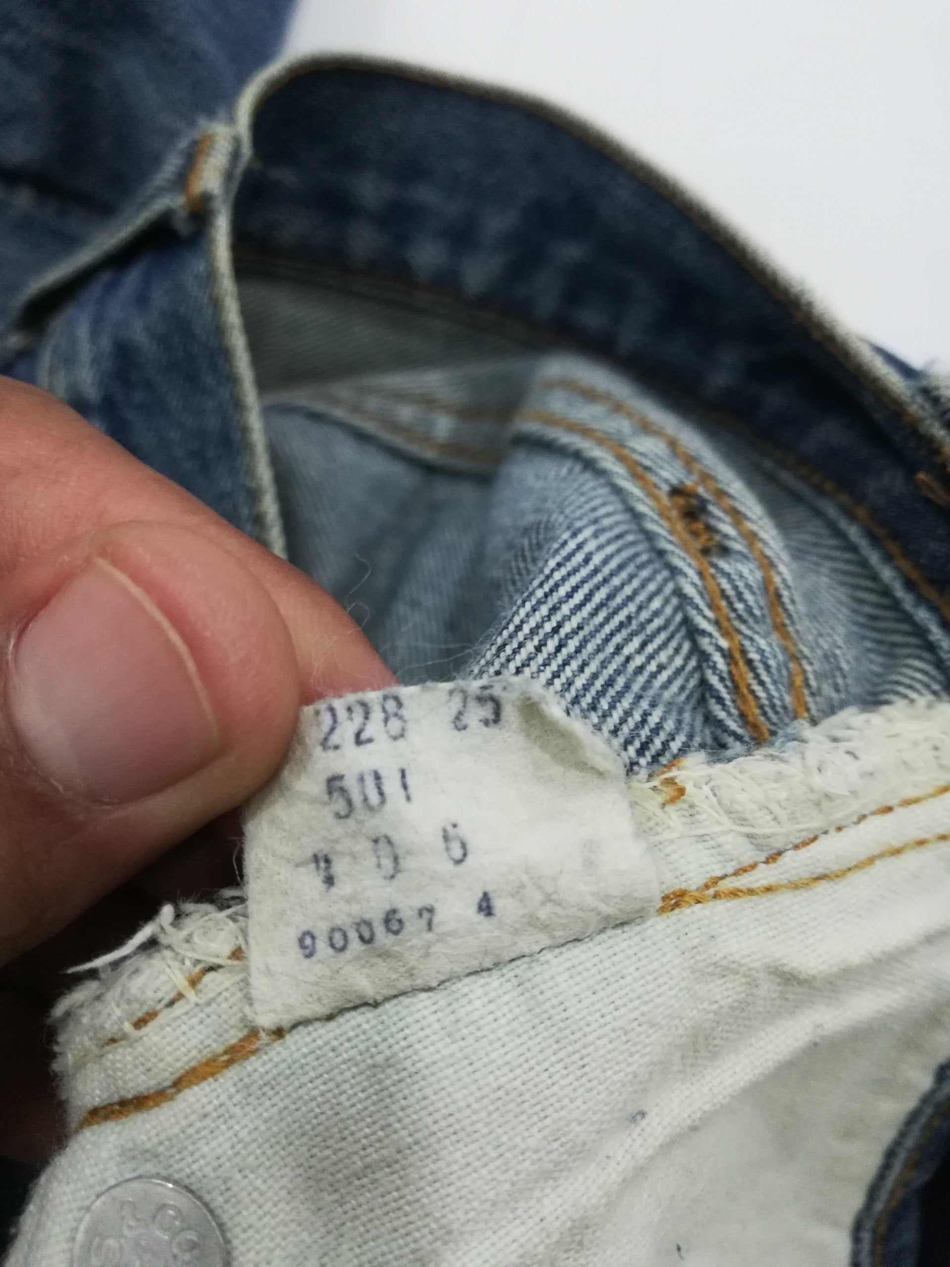 W31 Vintage 80s Levis 501 Redline #6 Selvedge Jeans