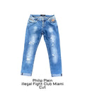 Philipp Plein Distressed Denim