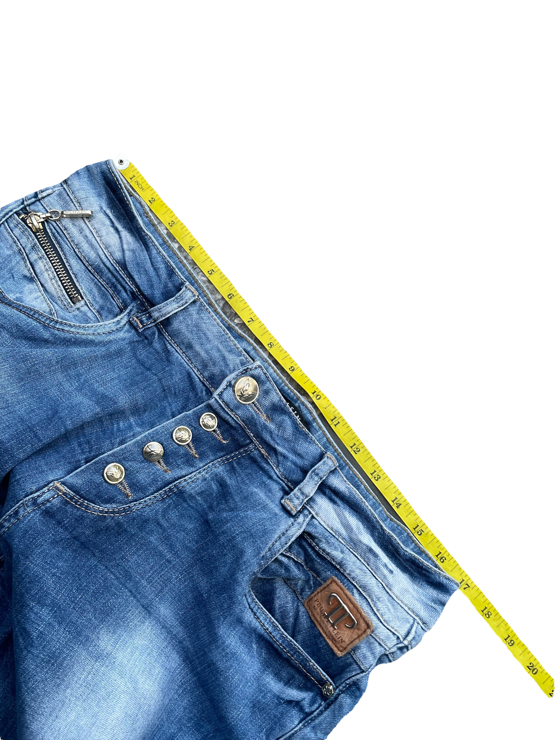 Philipp Plein Distressed Denim