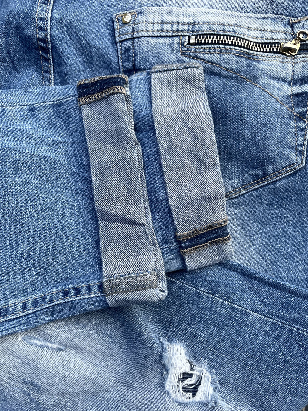 Philipp Plein Distressed Denim