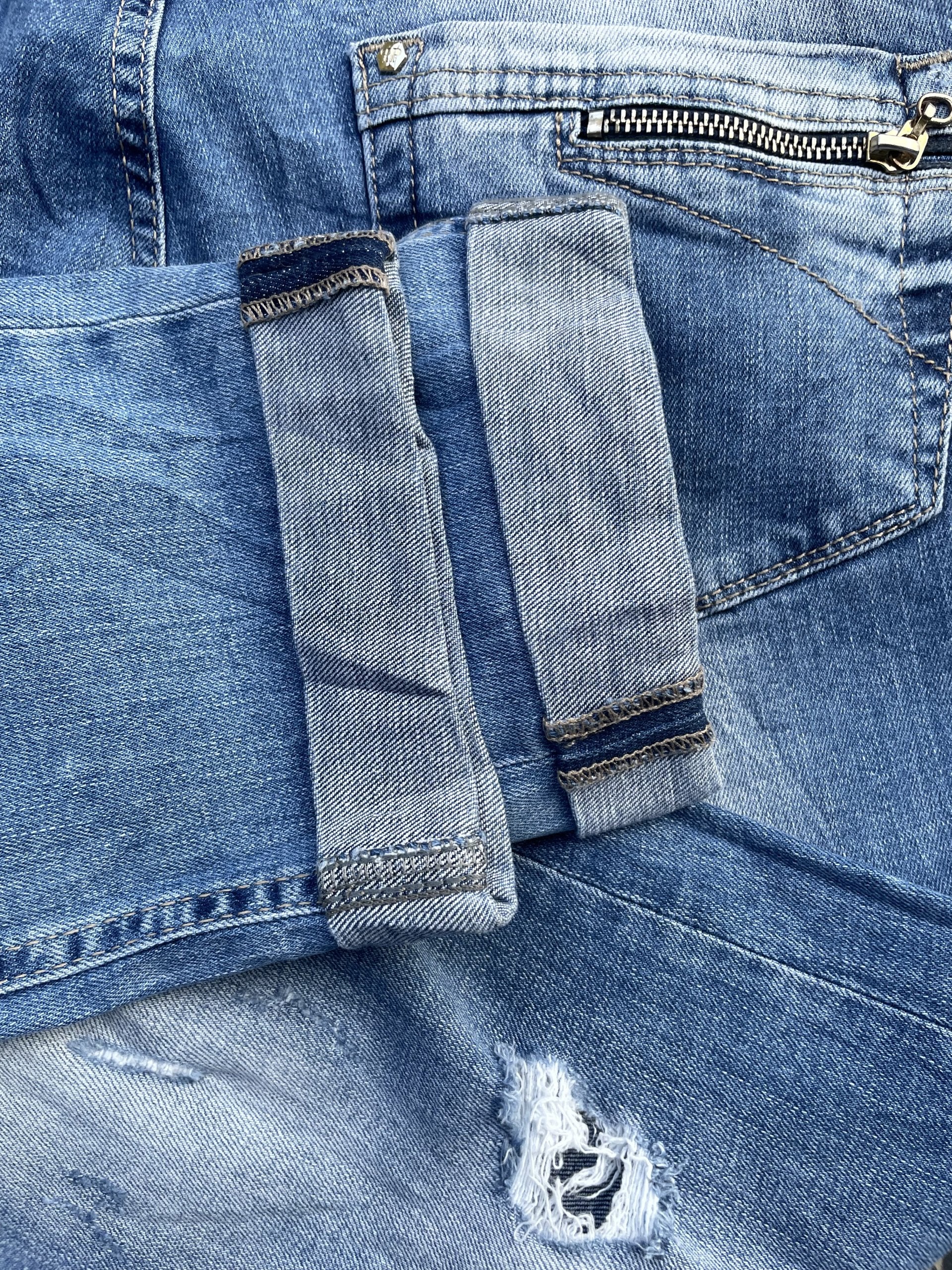 Philipp Plein Distressed Denim
