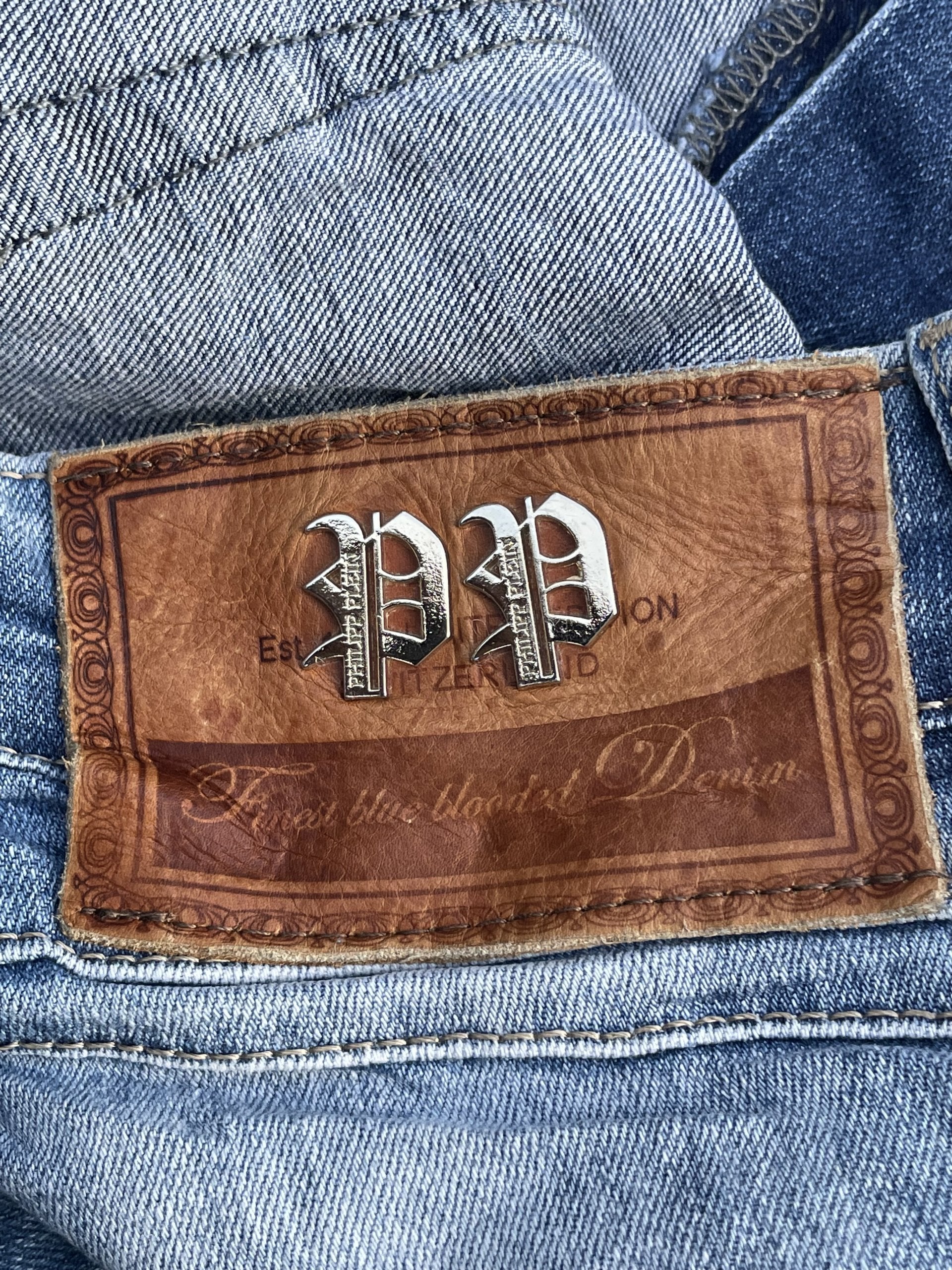 Philipp Plein Distressed Denim