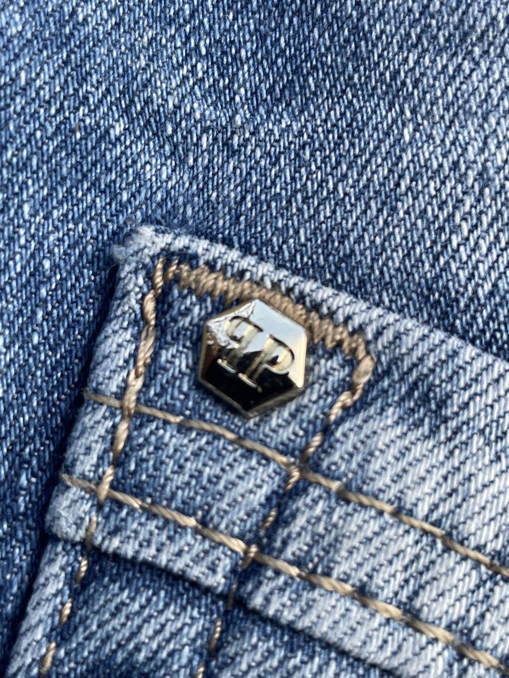 Philipp Plein Distressed Denim