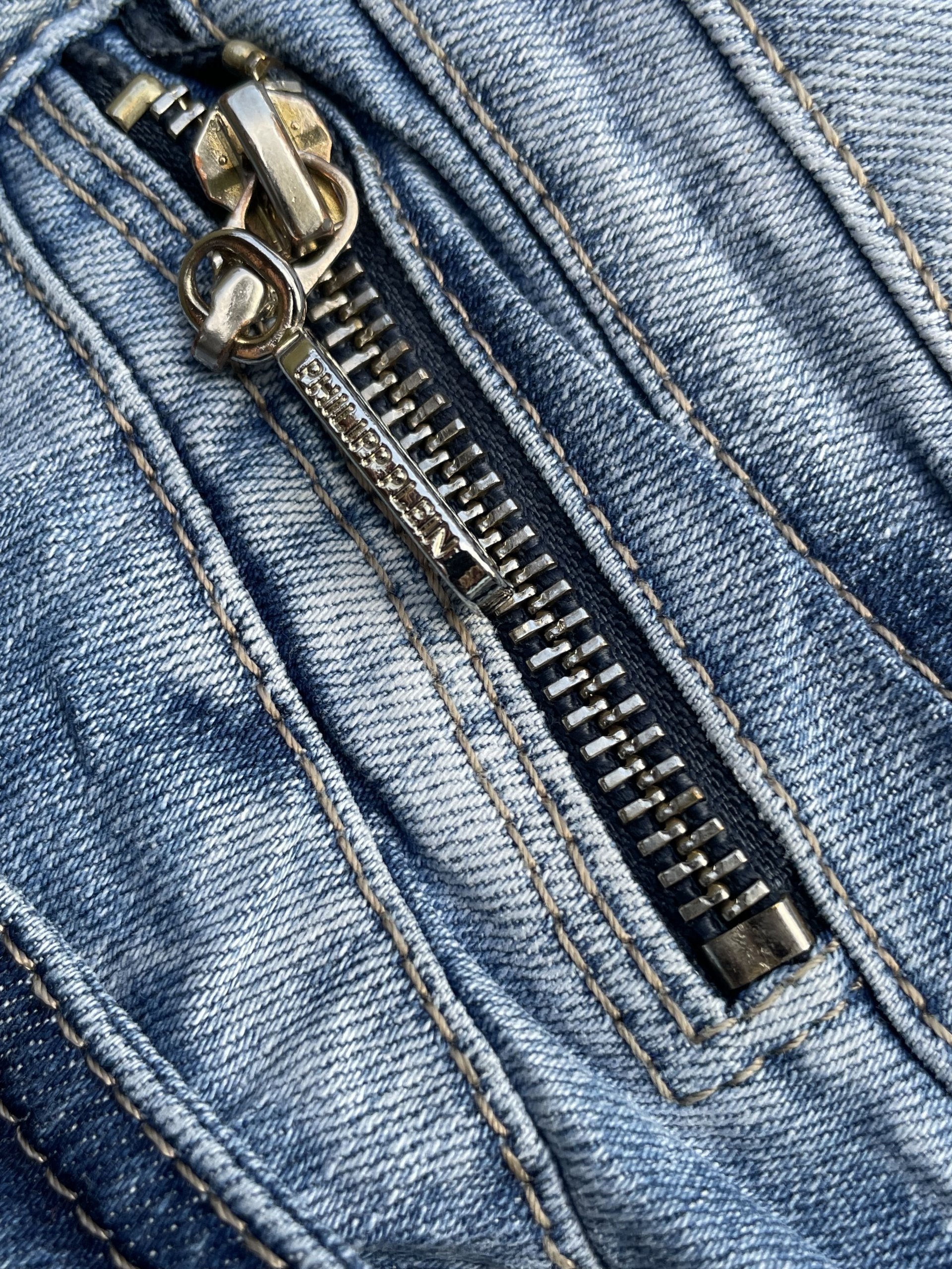 Philipp Plein Distressed Denim