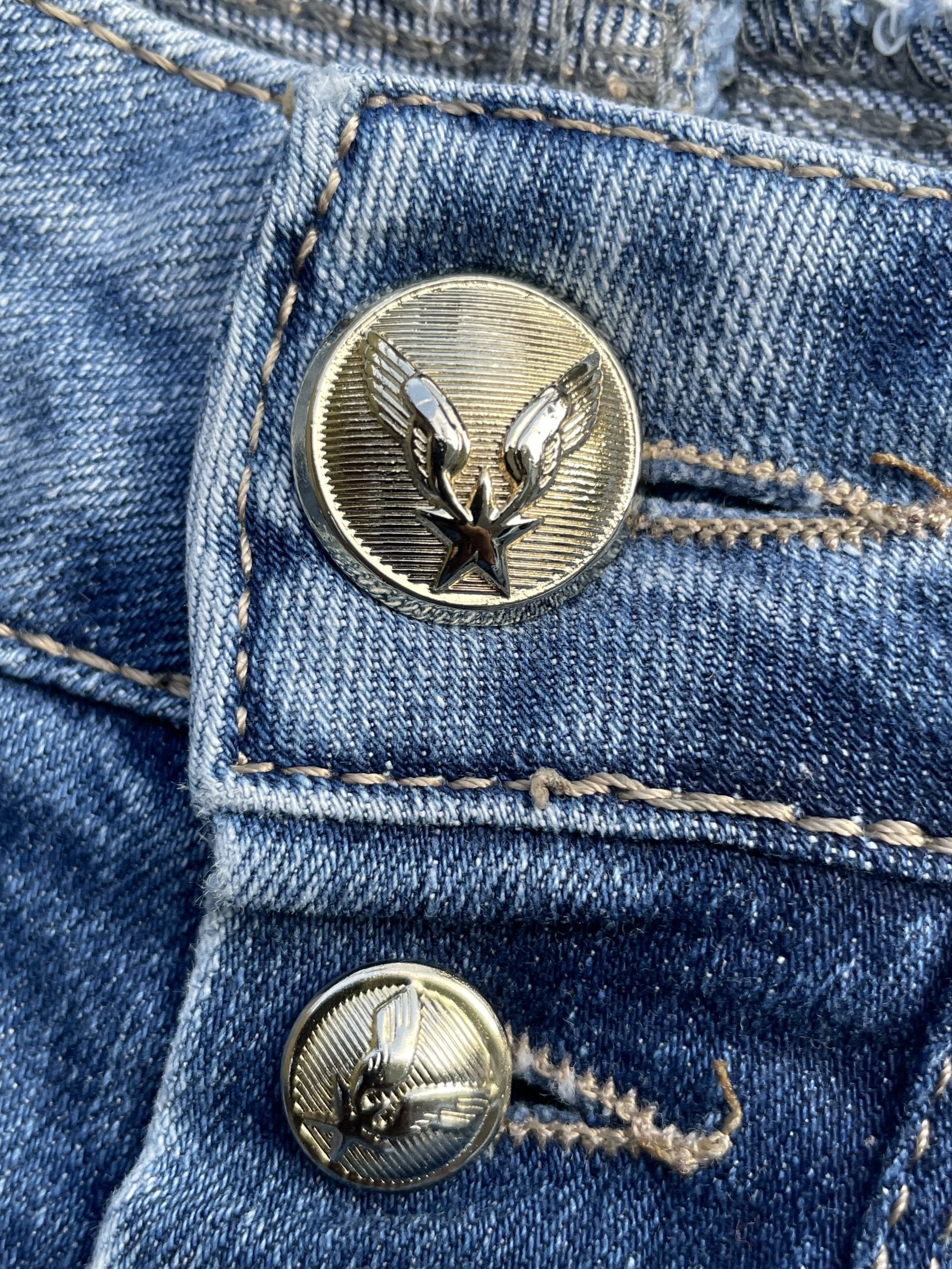 Philipp Plein Distressed Denim