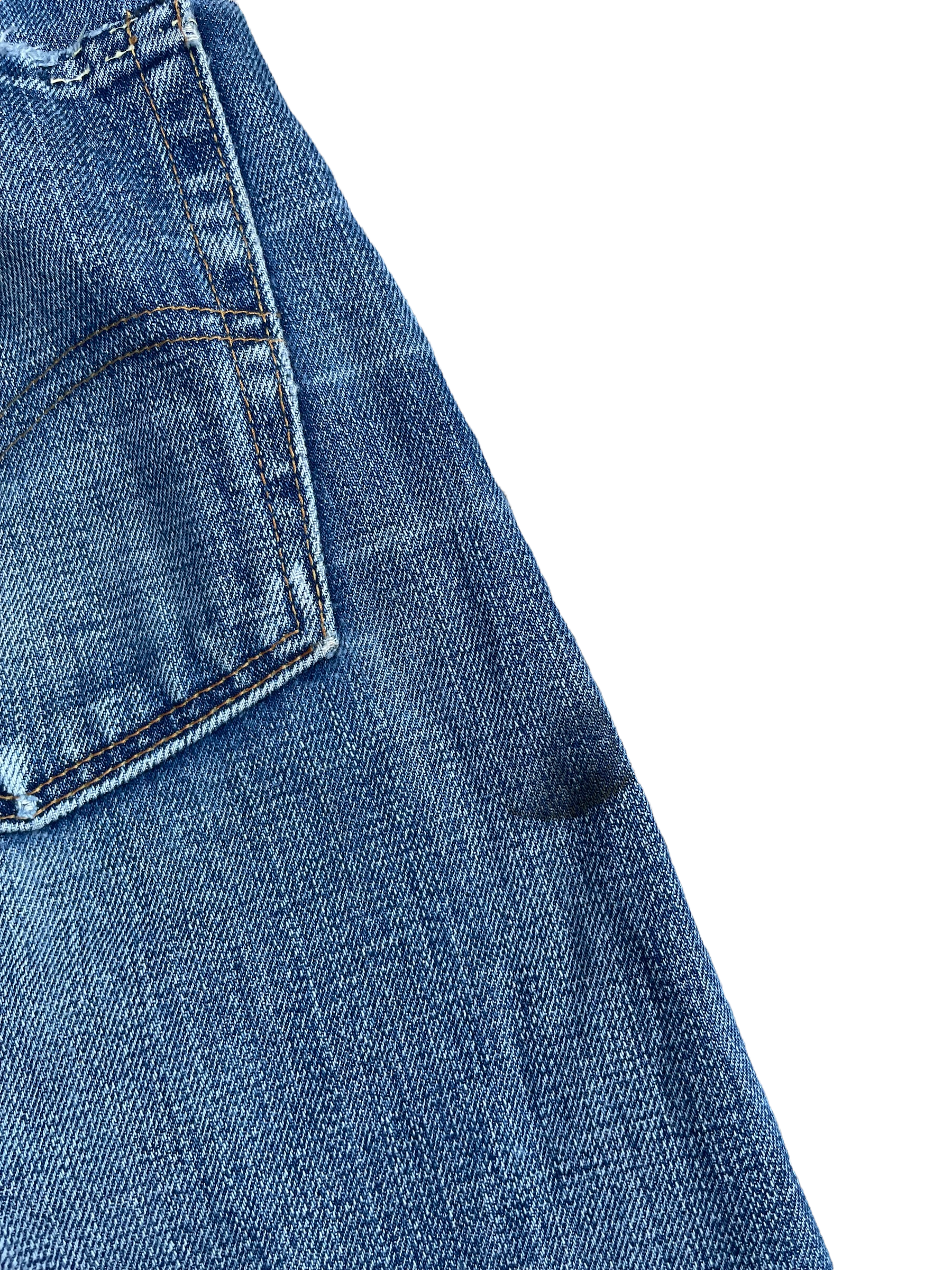Vintage 2002 Levis 501 E 66 Model Distresed & Rework