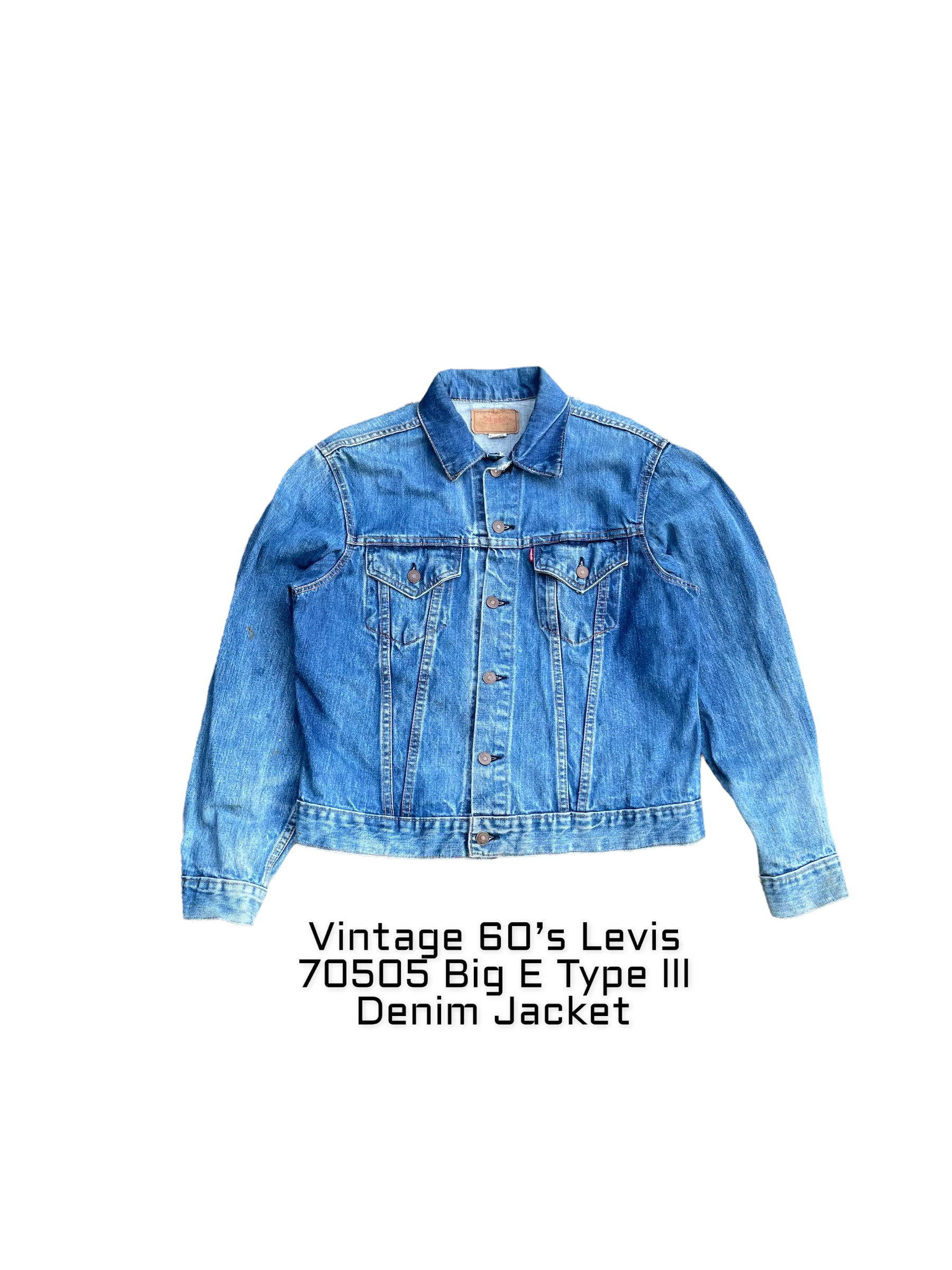 Vintage 60’s Levis 70505 E Denim Jacket
