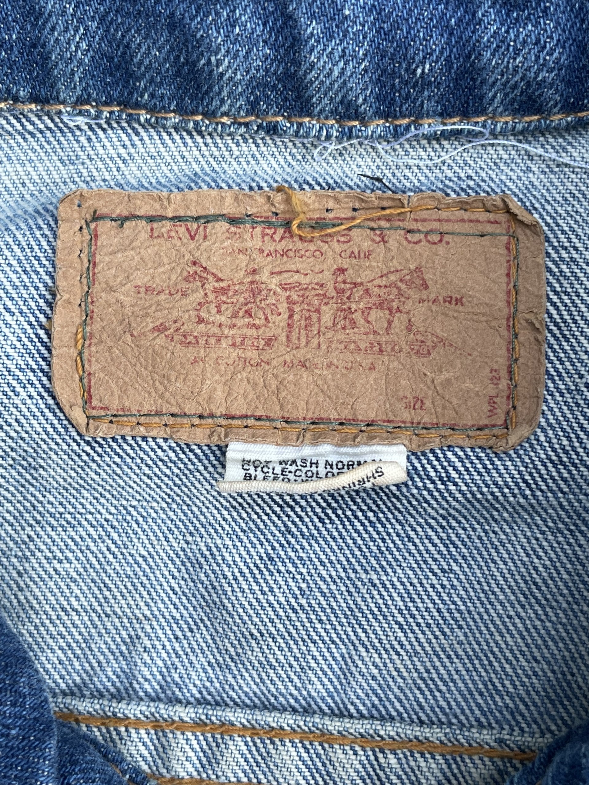 Vintage 60’s Levis 70505 E Denim Jacket