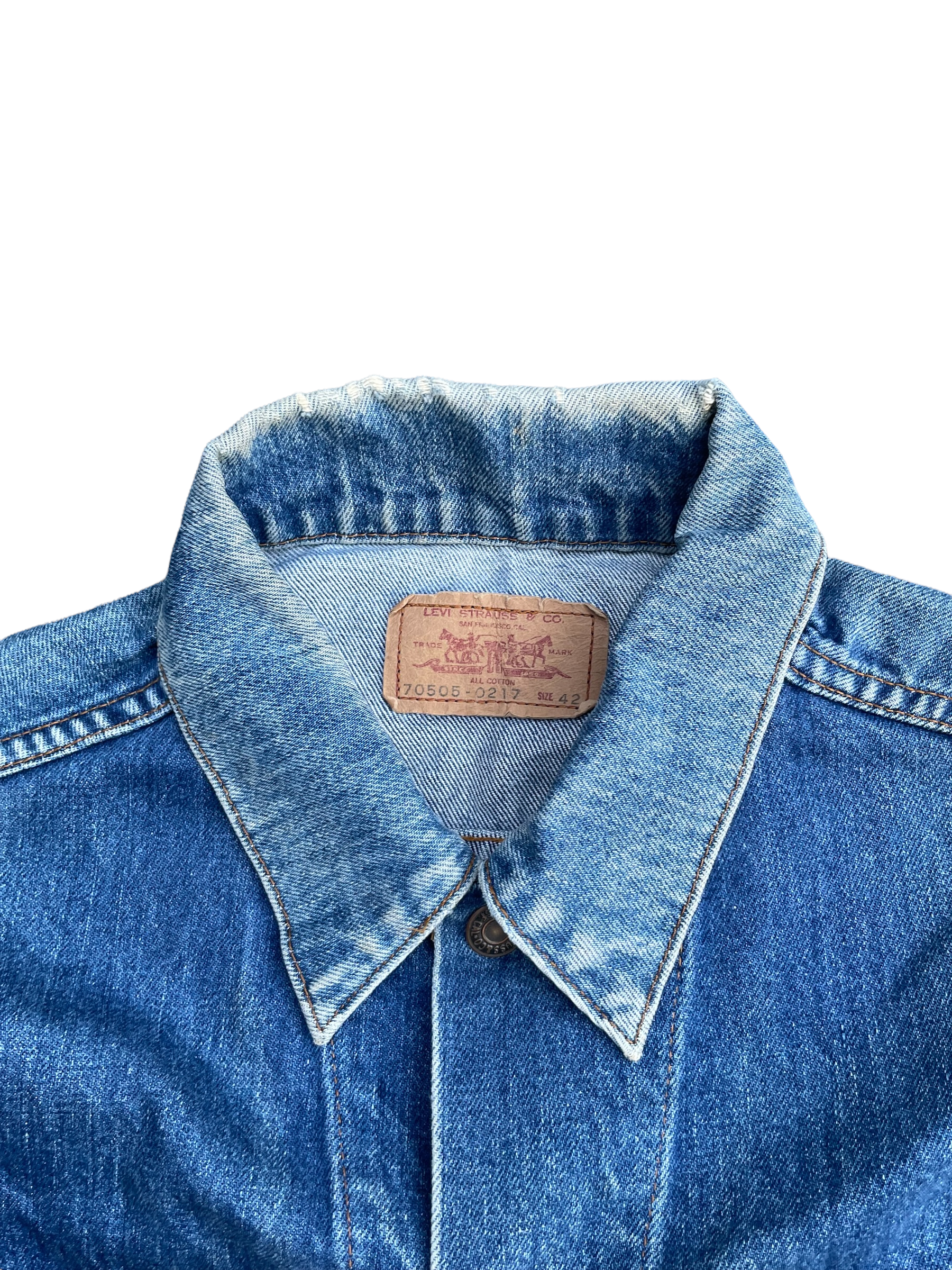 Vintage 1983 Levis 70505 e Denim Jacket
