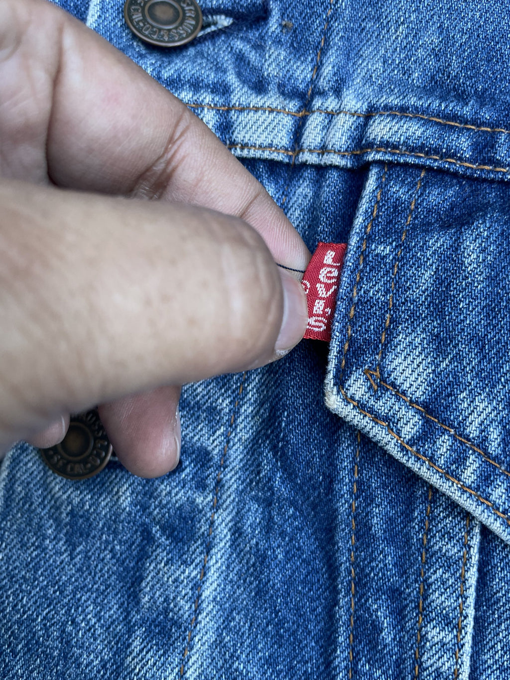 Vintage 1983 Levis 70505 e Denim Jacket